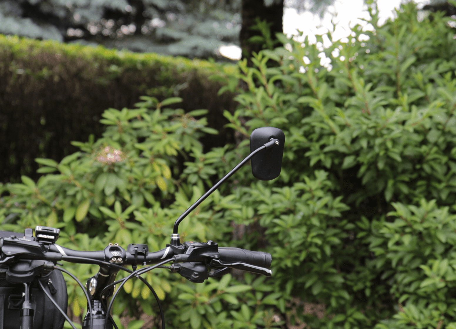 Bicycle Rearview Mirror with 25 cm Long Arm, AJS Plus