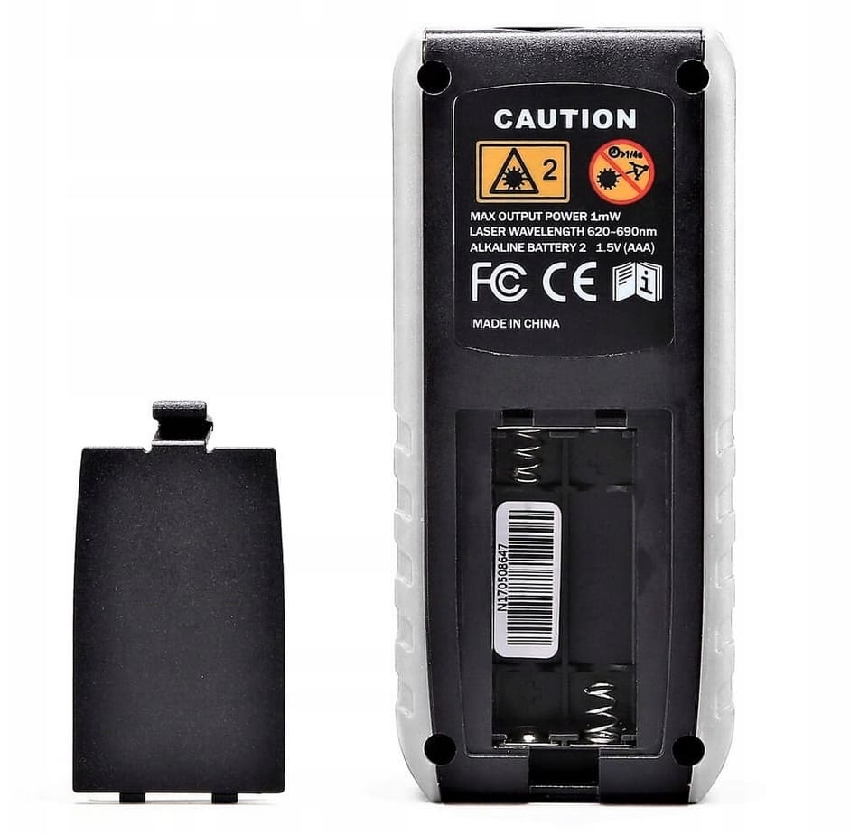 Laser Distance Meter 50m, +/- 1.5 mm Accuracy, 7 Functions, DEKO