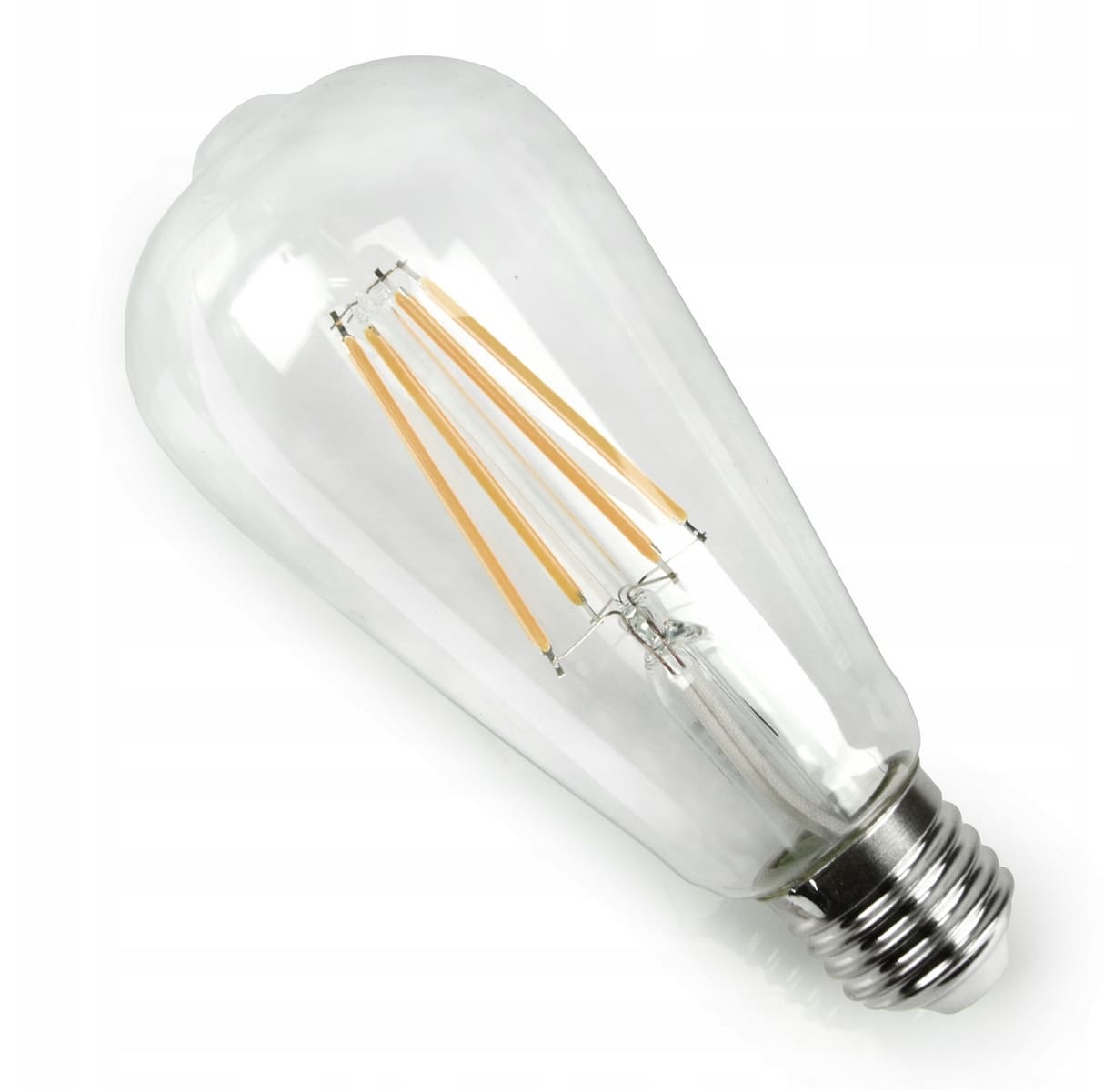 Vintage light bulbs, 4 pieces, 2700K, 8W, 800 lm, E27, LED FILAMENT Edison, 230V, Luxolar
