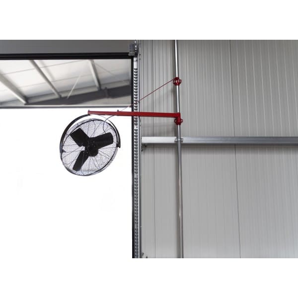 Industrifläkt Väggmonterad 75cm 250W 13600m³/h 3 Hastigheter Oscillation IP54, Fenne