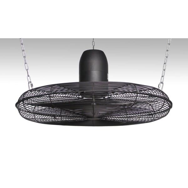 Industrifläkt Tak Hängande 81cm 260W 18000m³/h Kedjemontage IP2X, Fenne