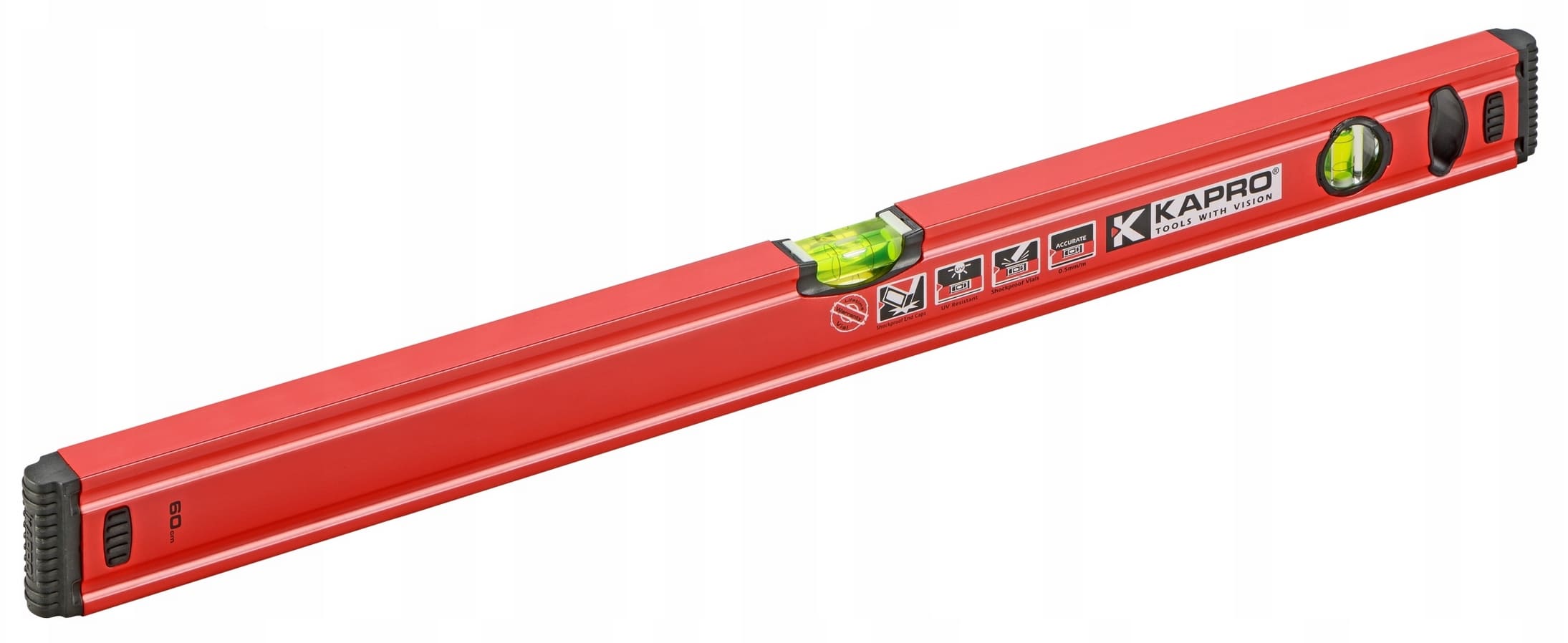 Vattenpass 200 cm 0.5 mm/m KAPRO