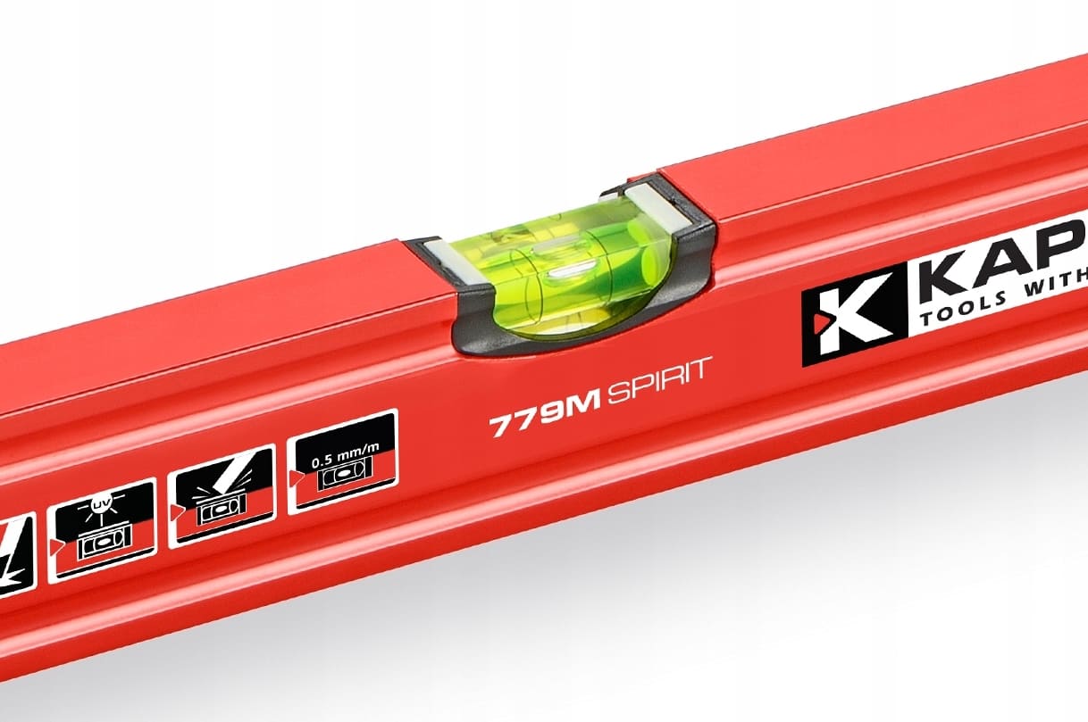 Vattenpass 200 cm 0.5 mm/m KAPRO