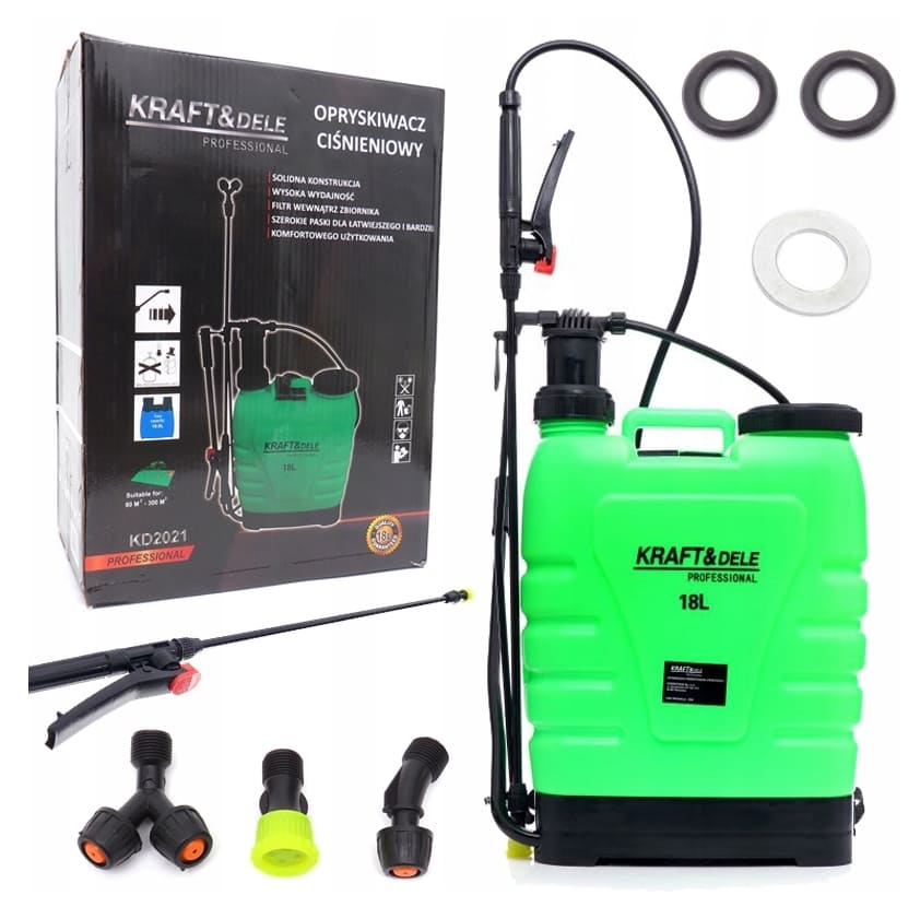 Backpack sprayer for the garden 18L, Kraft & Delle.