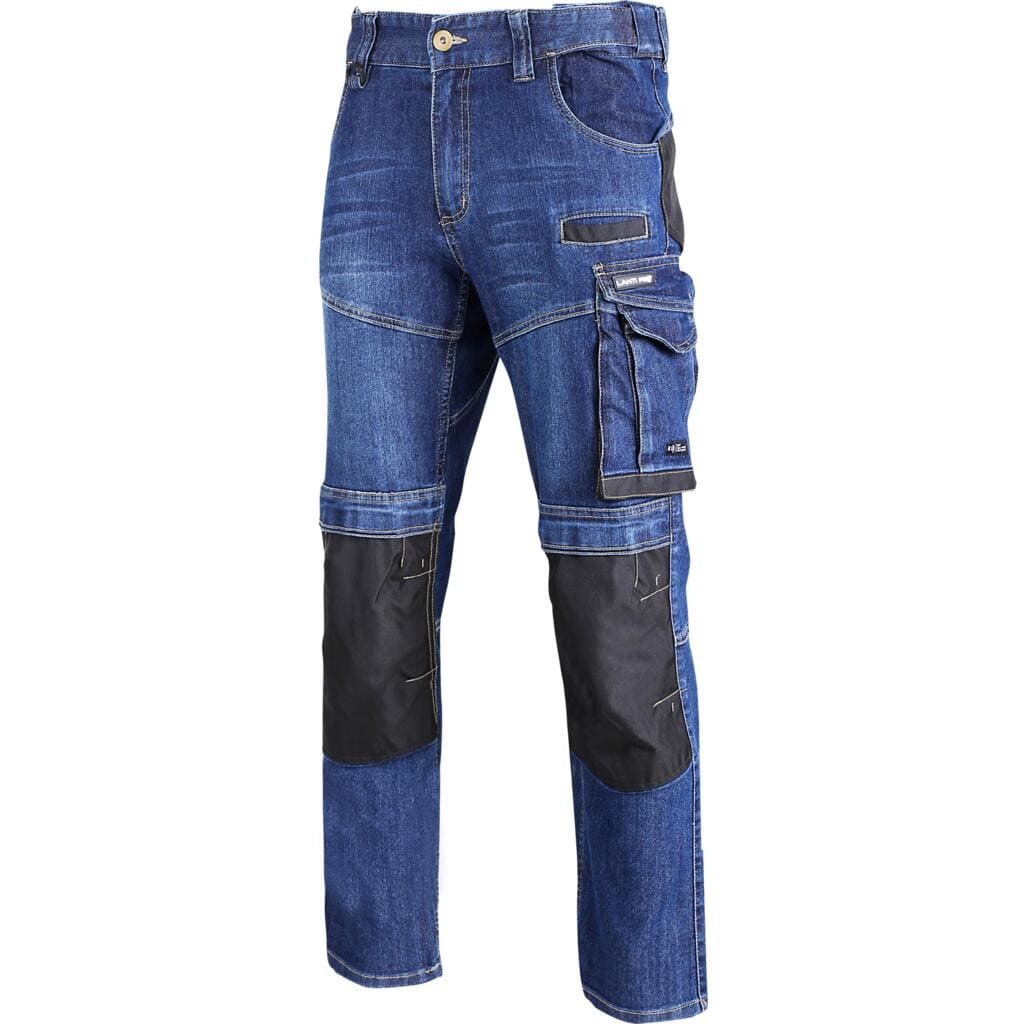 Jeans Trousers with Reinforcements, Blue, CE, LAHTI