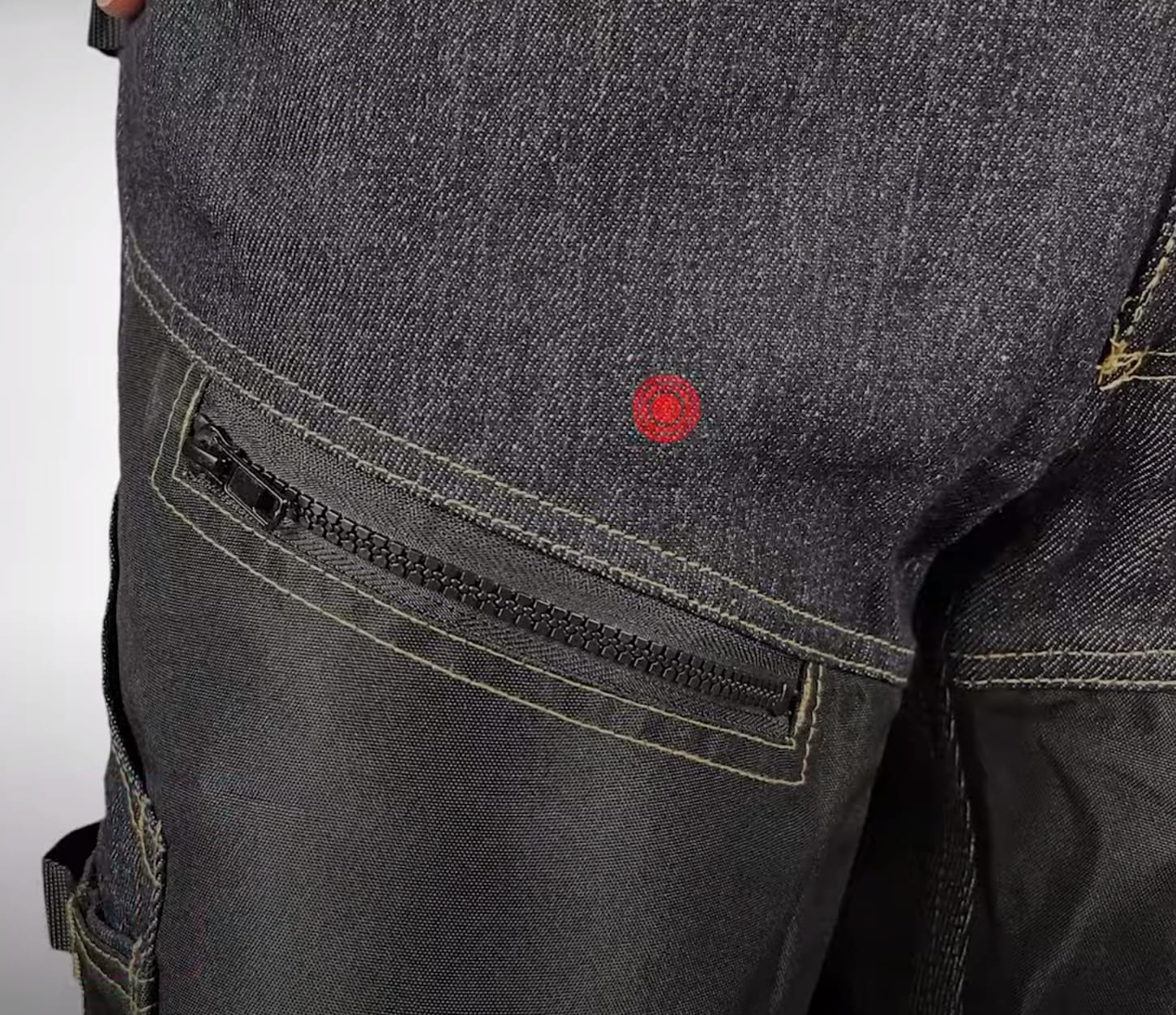 Jeans Trousers m, Black, with Reinforcements, CE, LAHTI