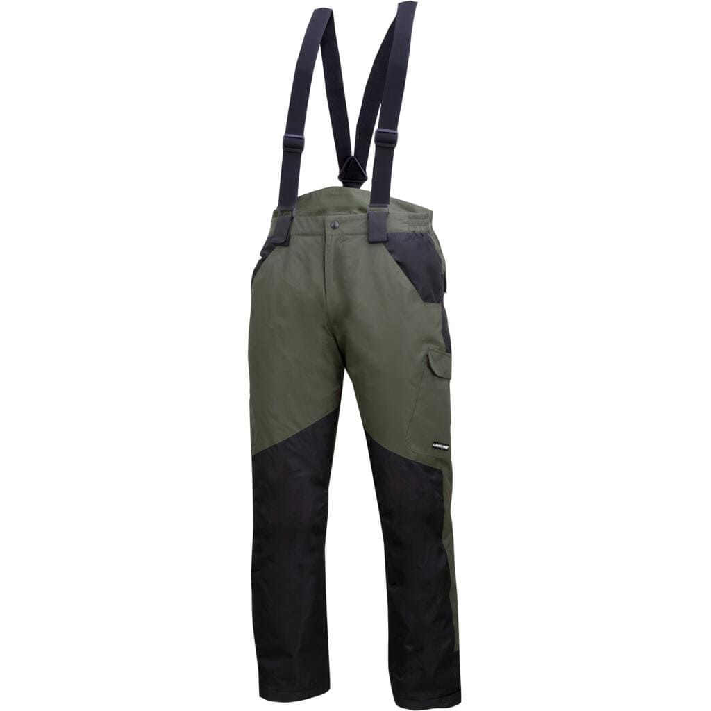 Work Trousers, Trousers with Braces, Green-black, CE, LAHTI