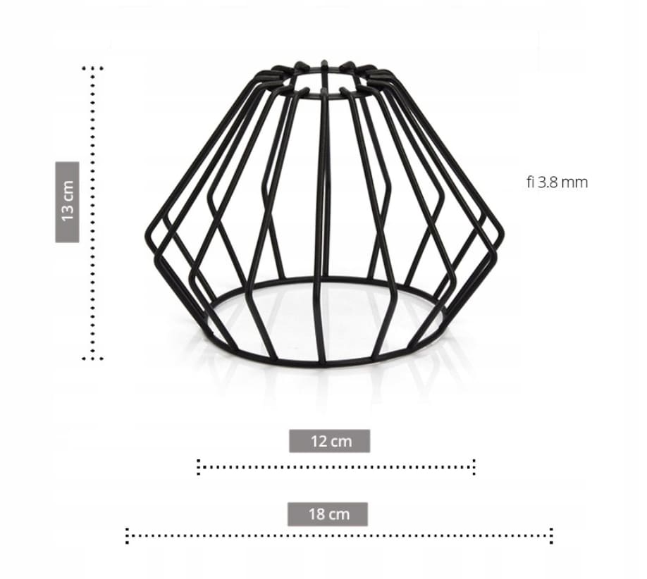 Metal Ceiling Lamp in Rustic Industrial Design