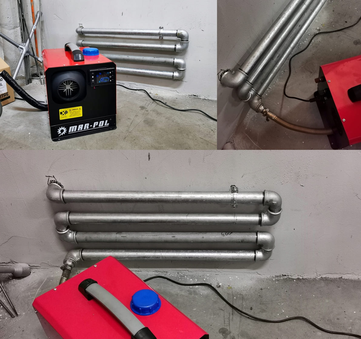 Diesel Heater, Mobile Oil-Powered Heater Fan 8kW 12V / 230V Air Blower