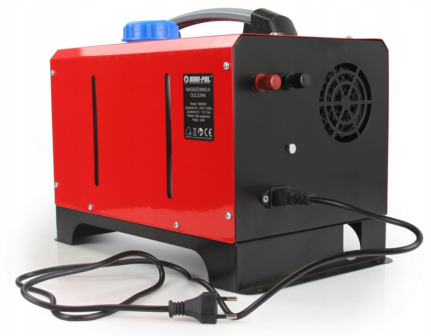 Diesel Heater, Mobile Oil-Powered Heater Fan 8kW 12V / 230V Air Blower