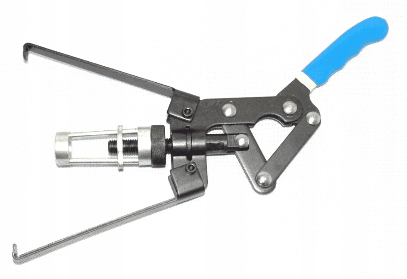 Valve spring puller, valve spring compressor, pliers