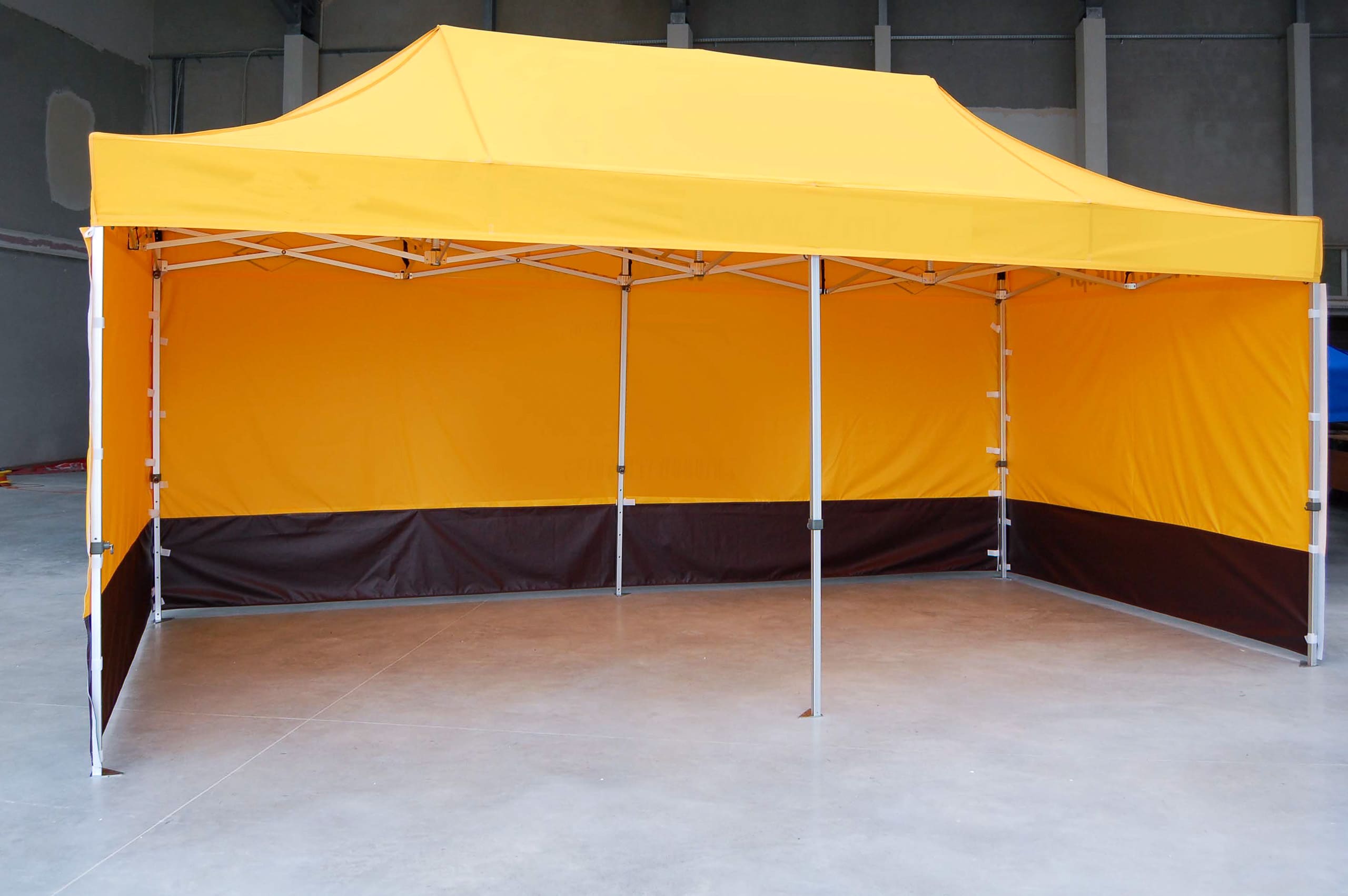 Professionellt Snabbtält 3 x 4.5m Aluminium A40H Premium PVC 320g/m² UV50+ EU, Plinth