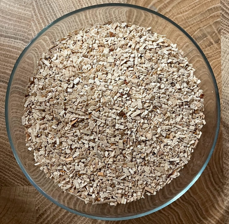 Bokflis, rökflis, ved för rökning, flis av bokträd, torrt , 10 liter