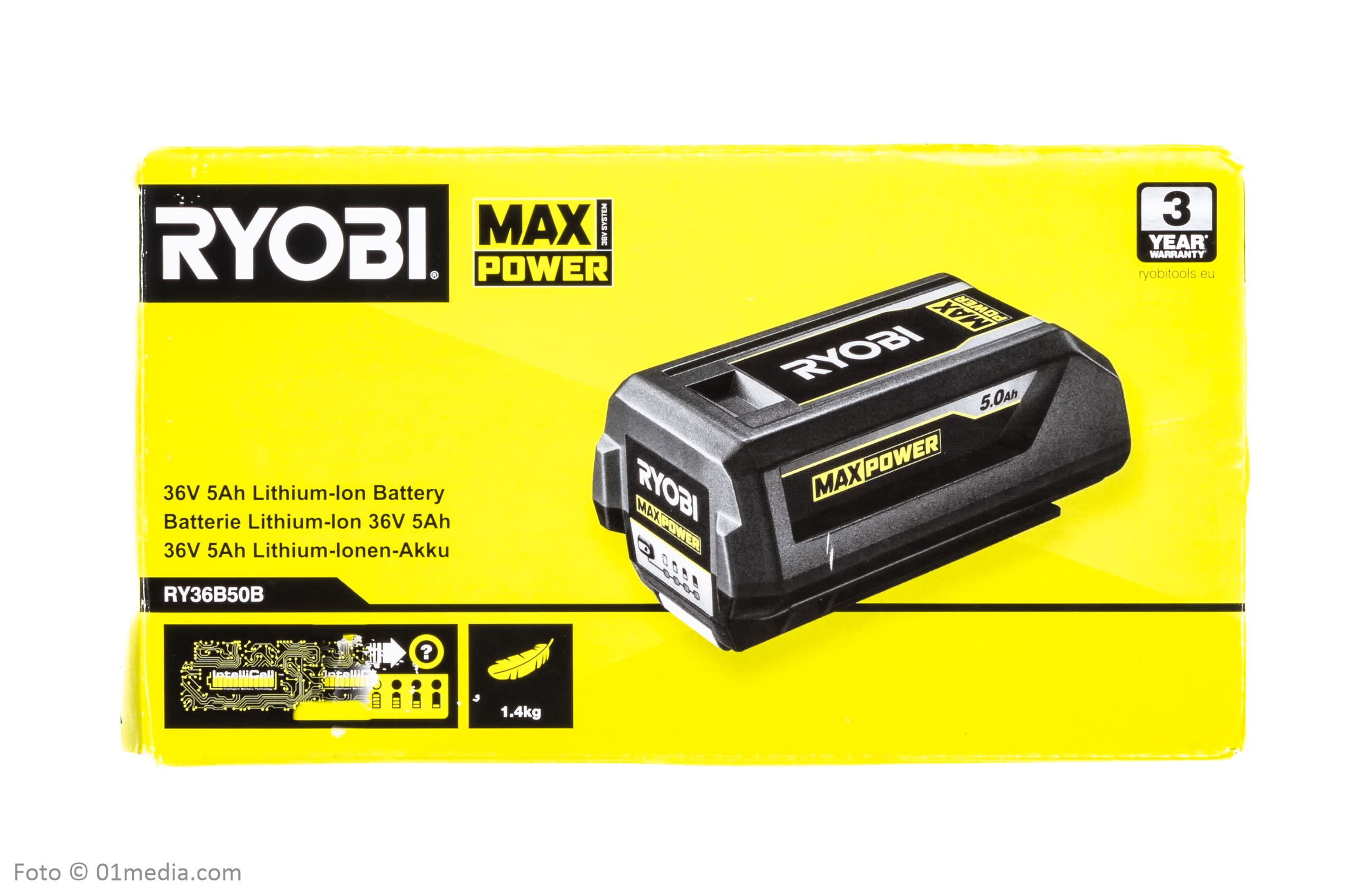 Batteri 36V 5Ah MaxPower, Ryobi