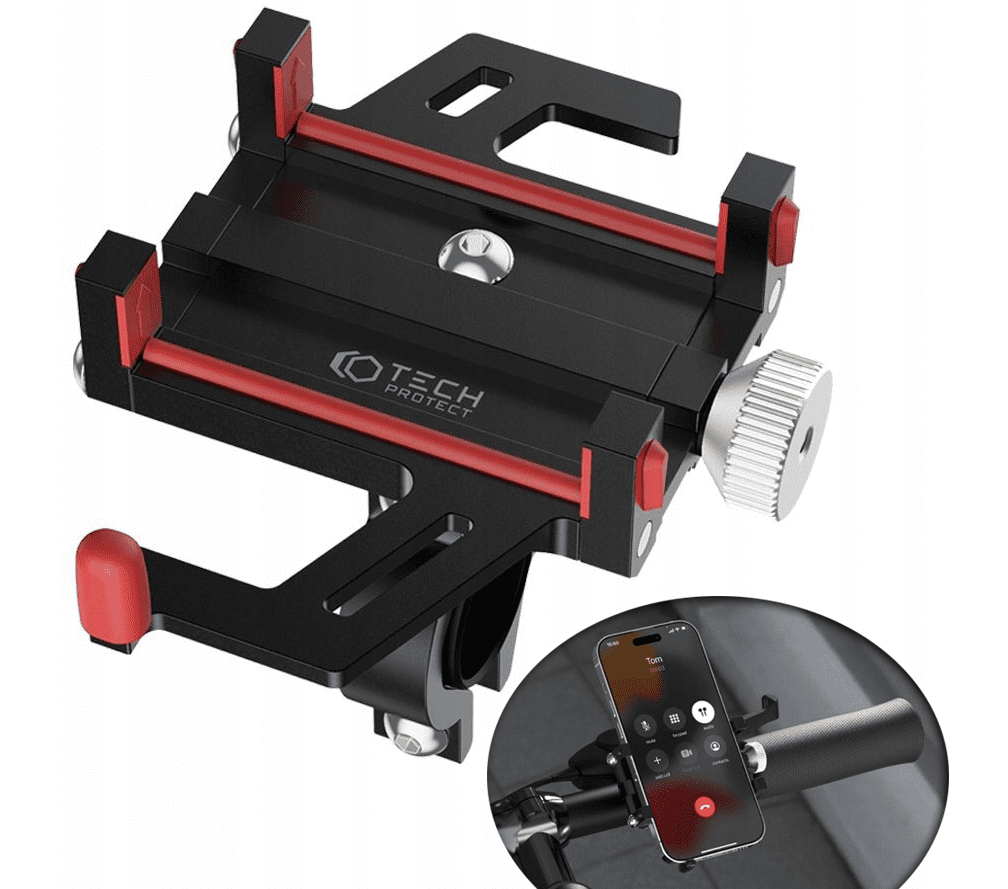 Smartphone Bike Mount, V1 Universal, Aluminum, Tech-Protect