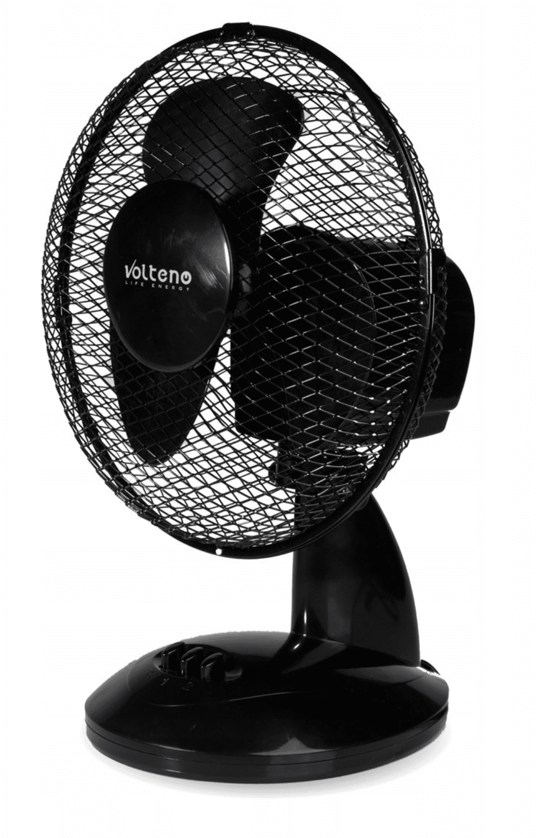Desk Fan, 3 Blades, 23 cm, 2 Speeds 21W, Volento