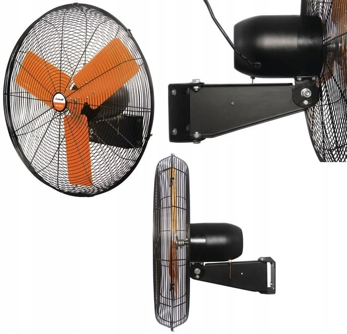 Industrial Wall Fan 65 cm – 10260 m³/h, 123 W, 230V
