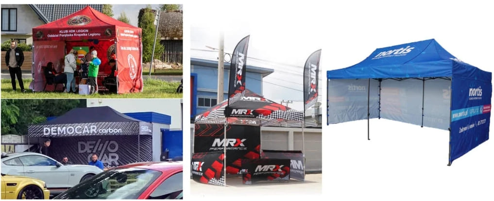 Professionellt Snabbtält 3 x 4.5m Aluminium A40H Premium PVC 320g/m² UV50+ EU, Plinth