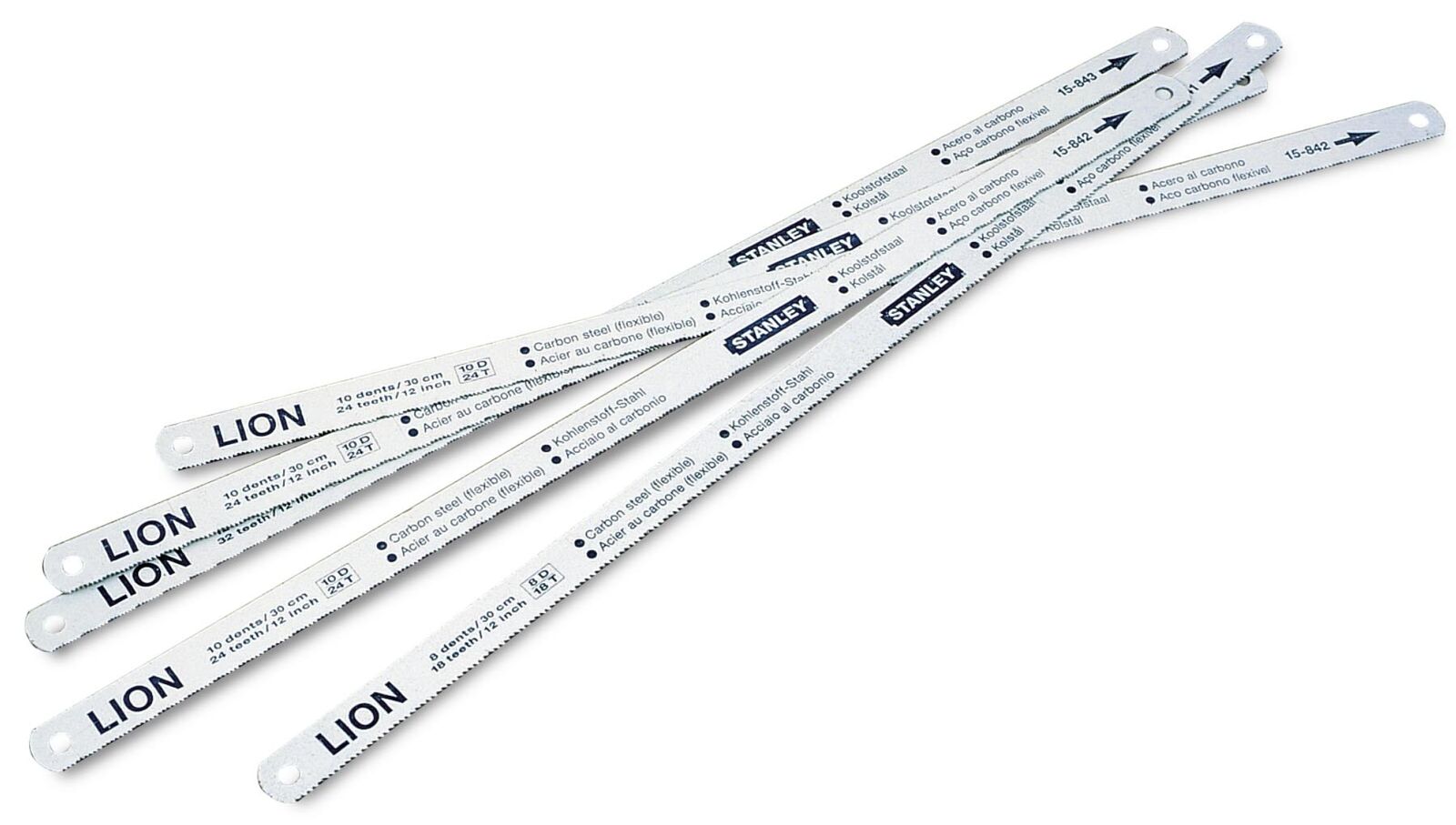 Card x 5 Lion Hacksaw Blade 300 mm