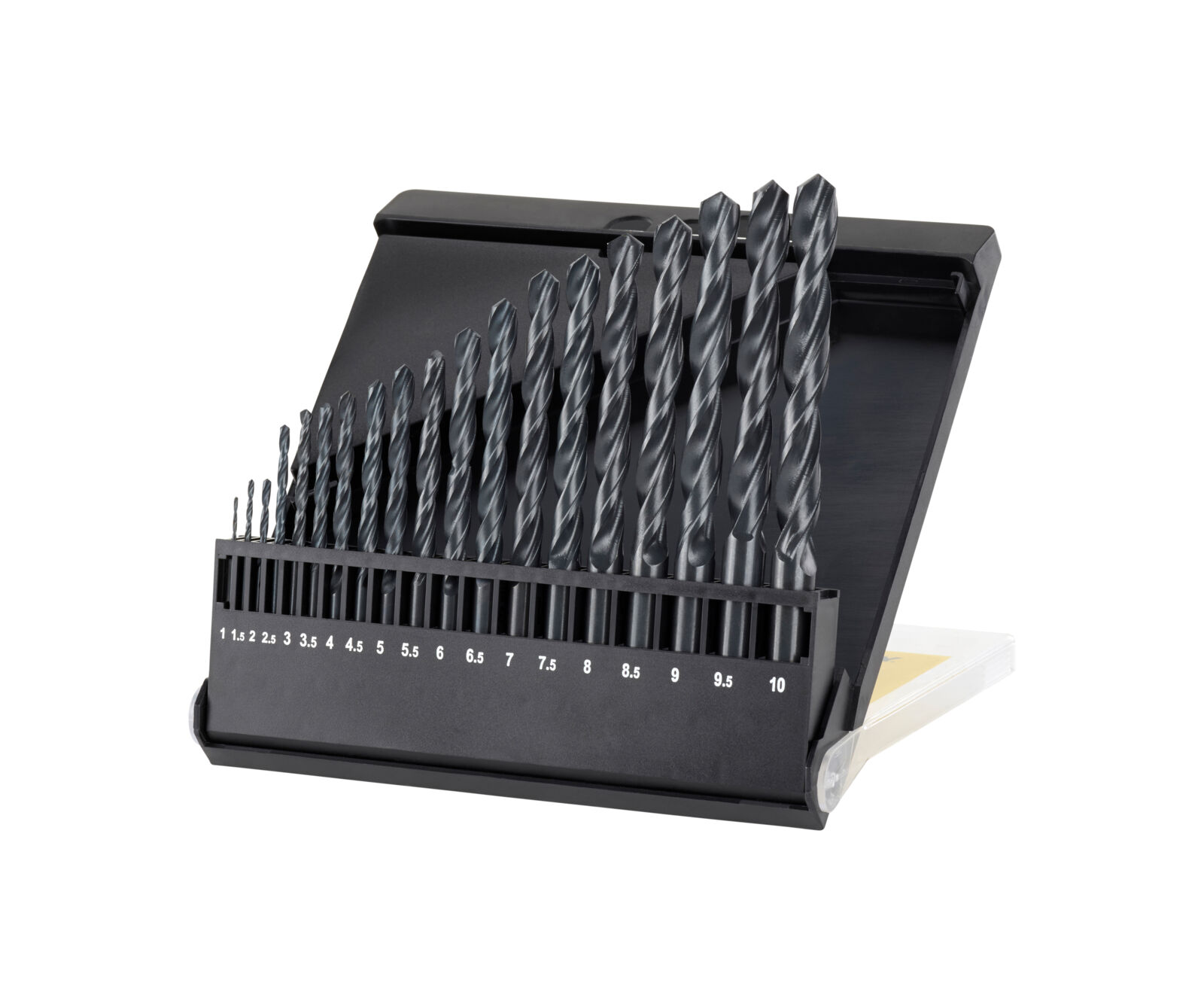 HSS-R Metal Drill Bit Set 1-10 mm, 19 pcs | Stanley