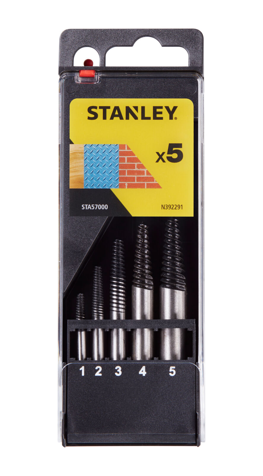 Skruvutdragarsats 1 - 5 mm | Stanley