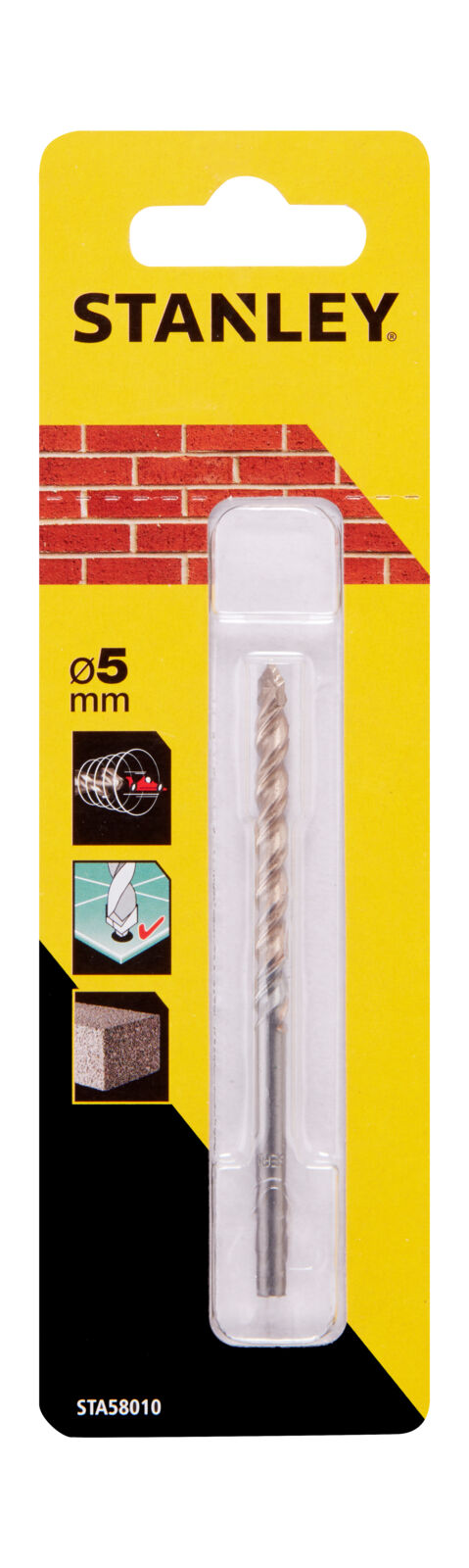Masonry Precision Drill Bit 5 mm | Stanley