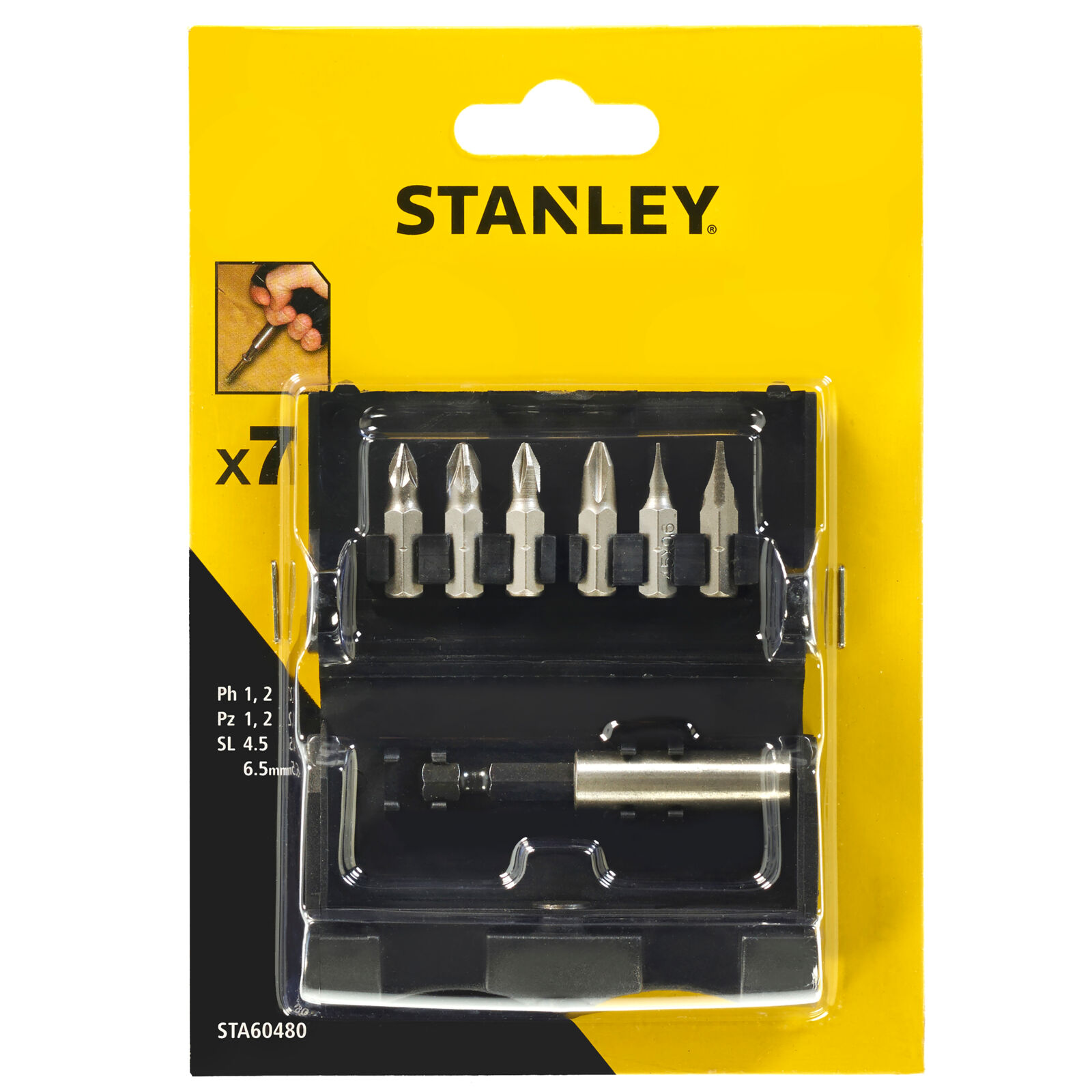 Bit set 6 bits + magnetic holder | Stanley