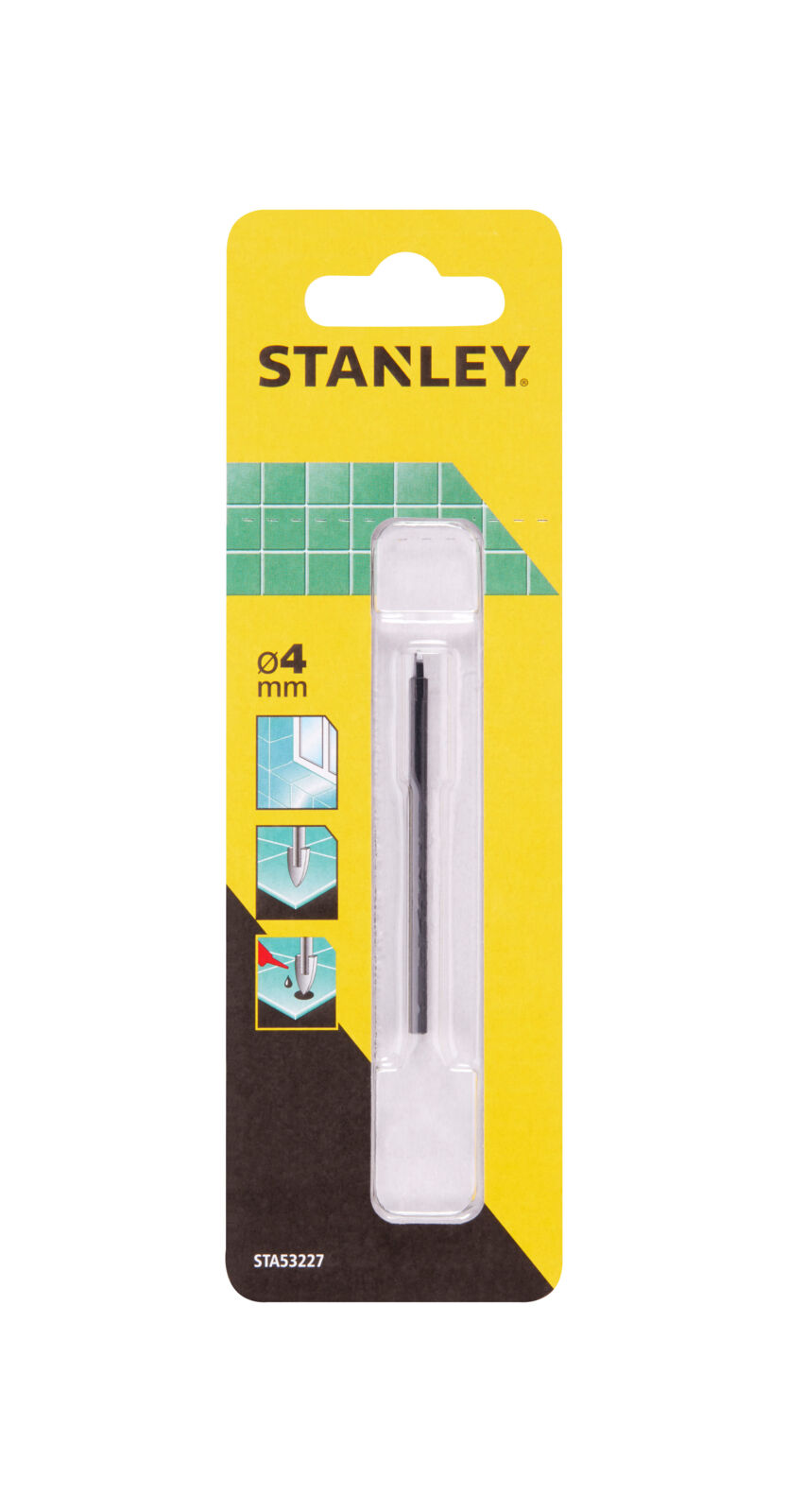 Glas- och kakelborr 4 mm | Stanley