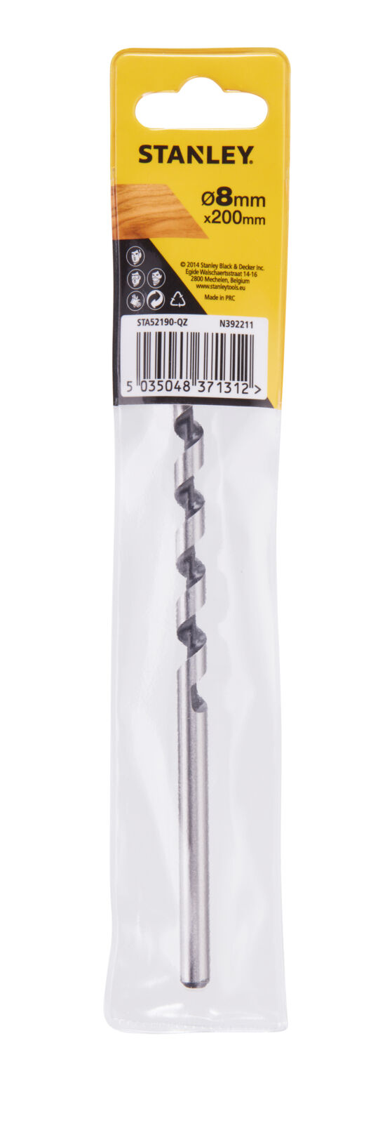 Auger wood drill bit 8 mm | Stanley