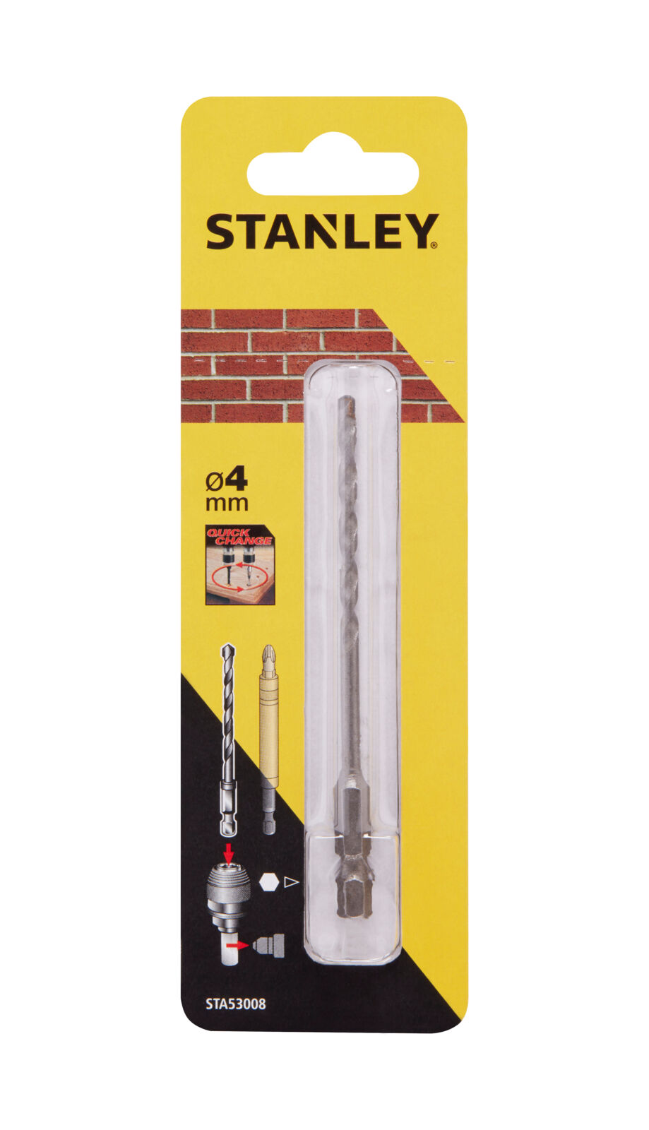 Masonry Drill Bit Hex Shank 4 mm | Stanley