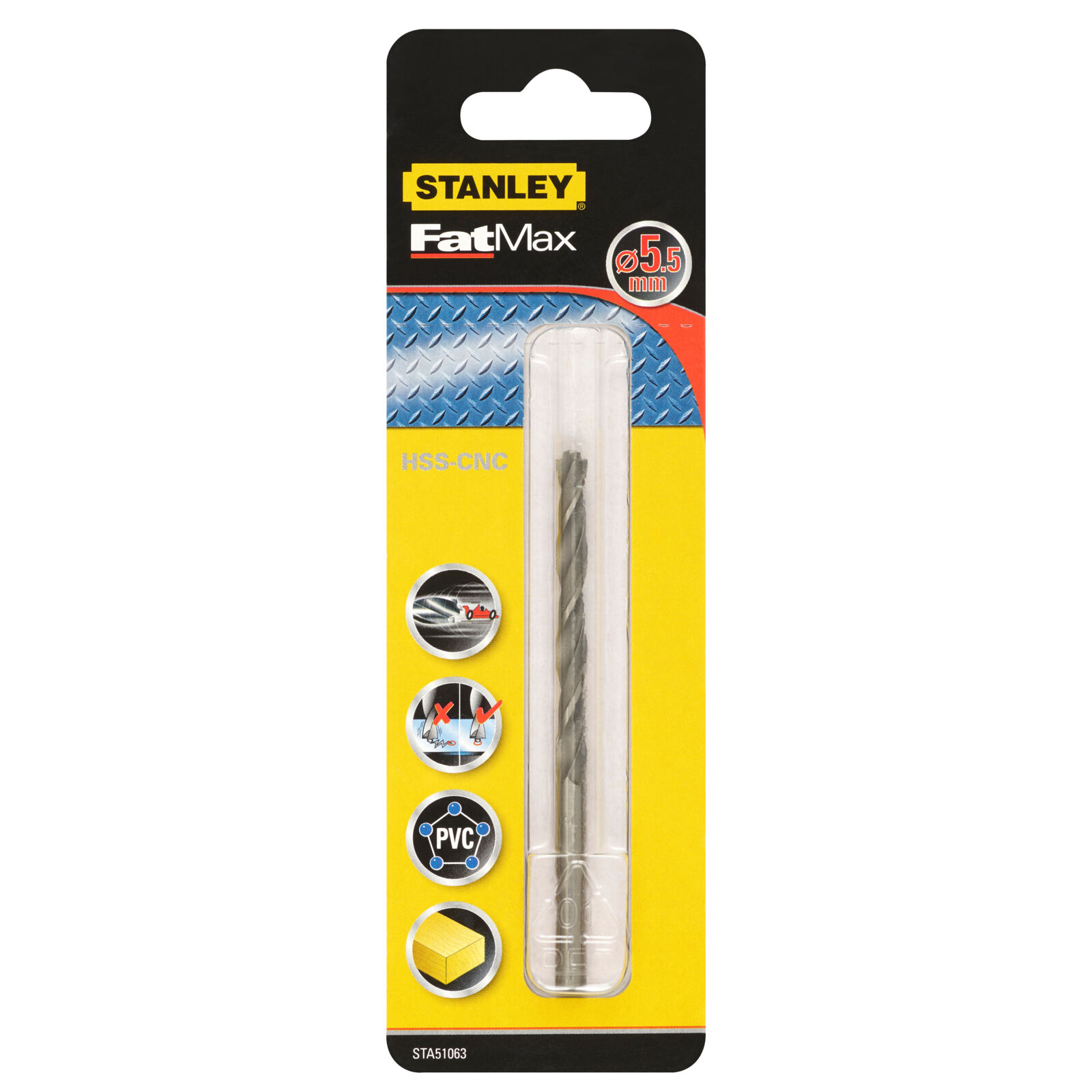 Metallborr HSS 5,5 mm | Stanley