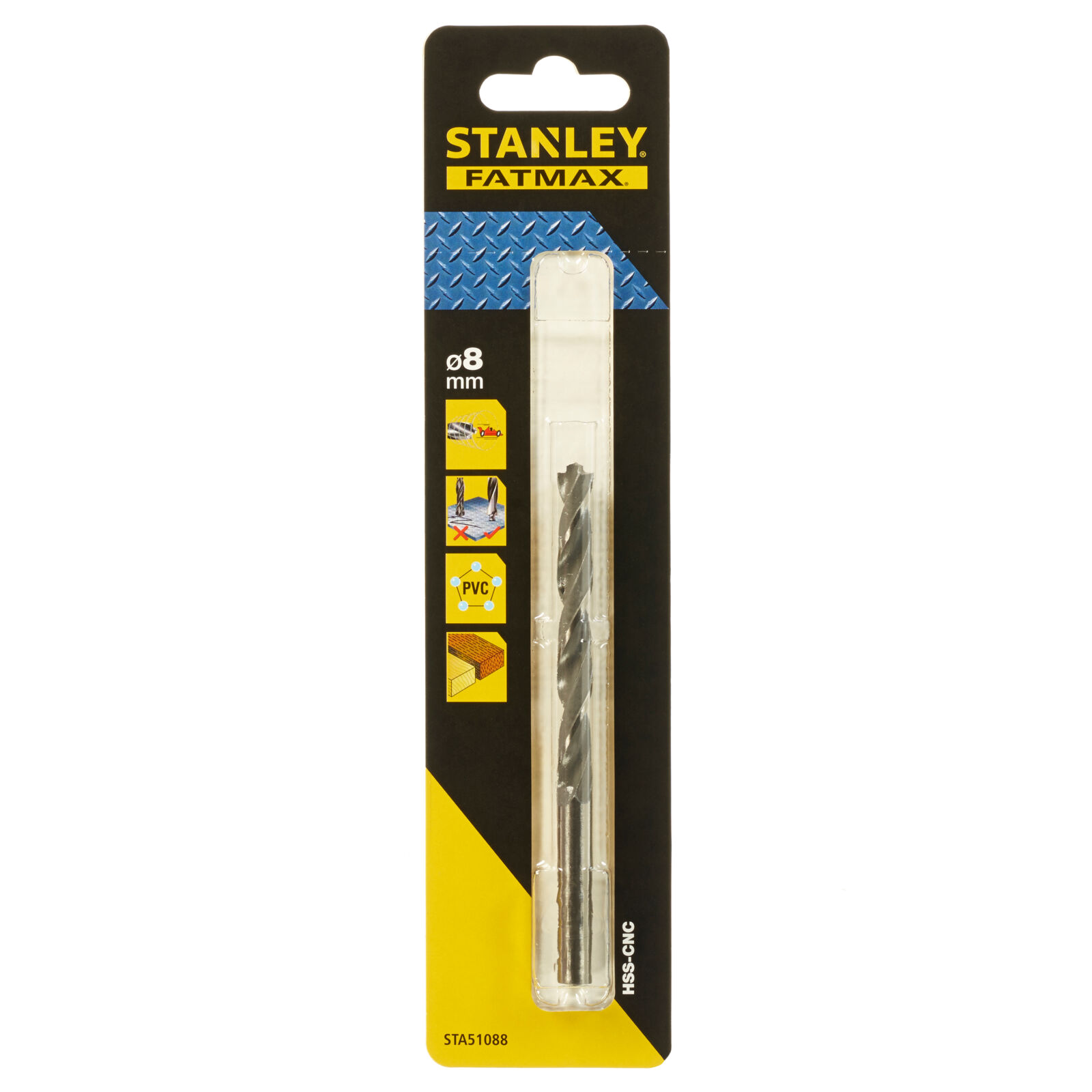 Metallborr Pilot Point 8 mm | Stanley