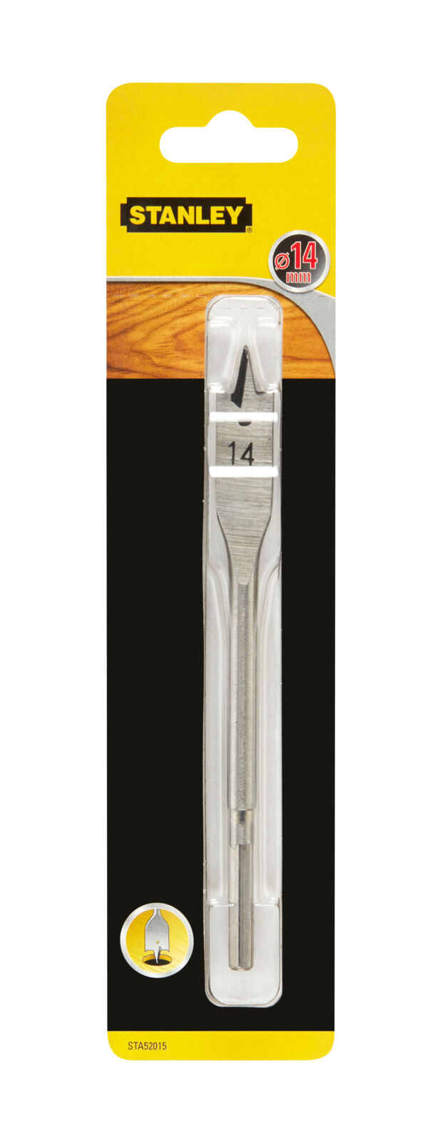 Wood Drill Bit Flatwood 14 mm | Stanley