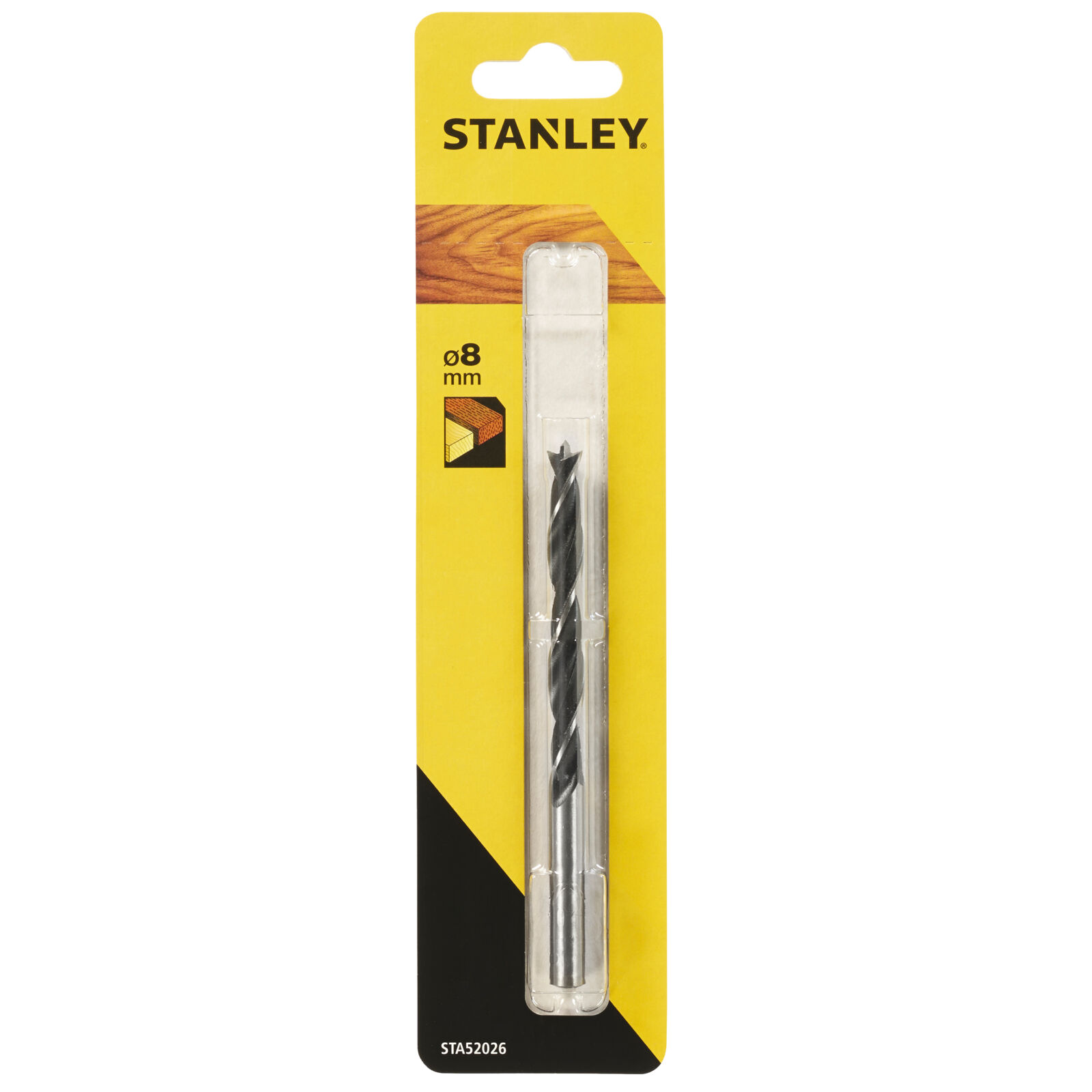 Träborr med centrumspets 8 mm | Stanley