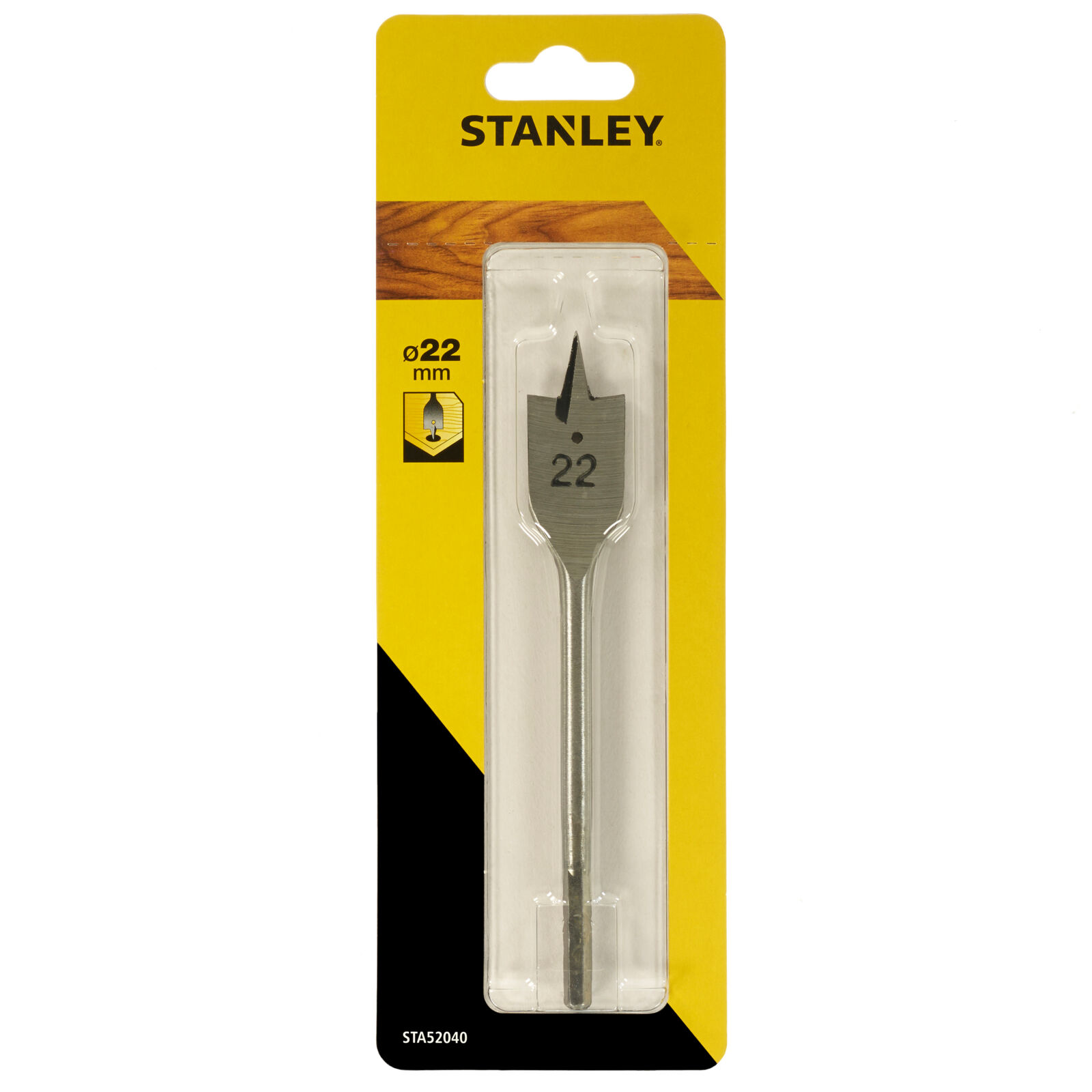 Flatwood drill bit 22 mm | Stanley