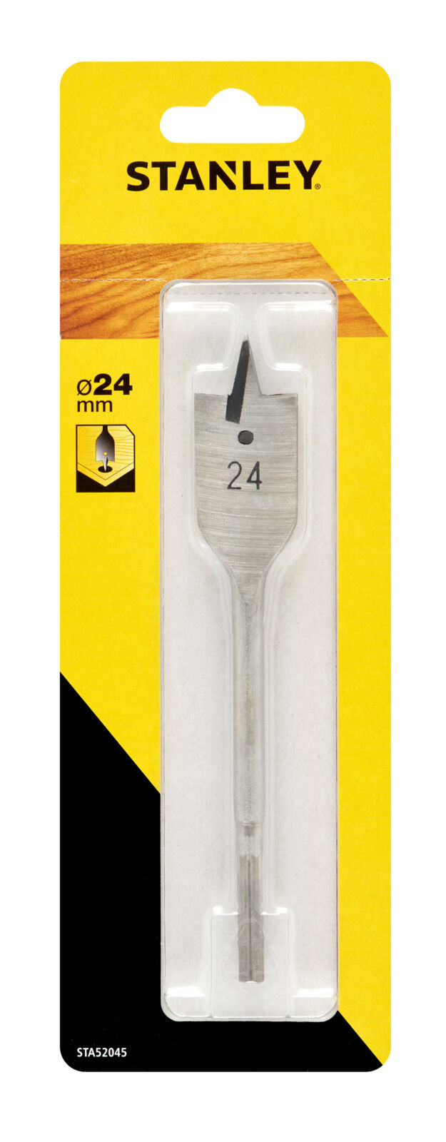 Flat wood drill bit 24 mm | Stanley