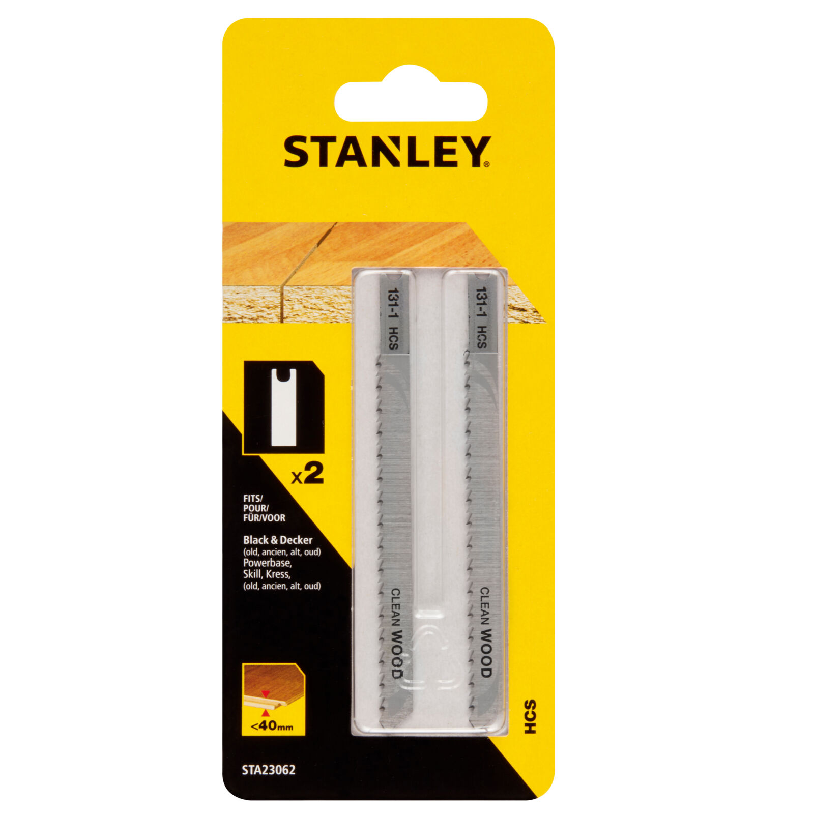 Jigsaw Blade U Shank HCS | Stanley