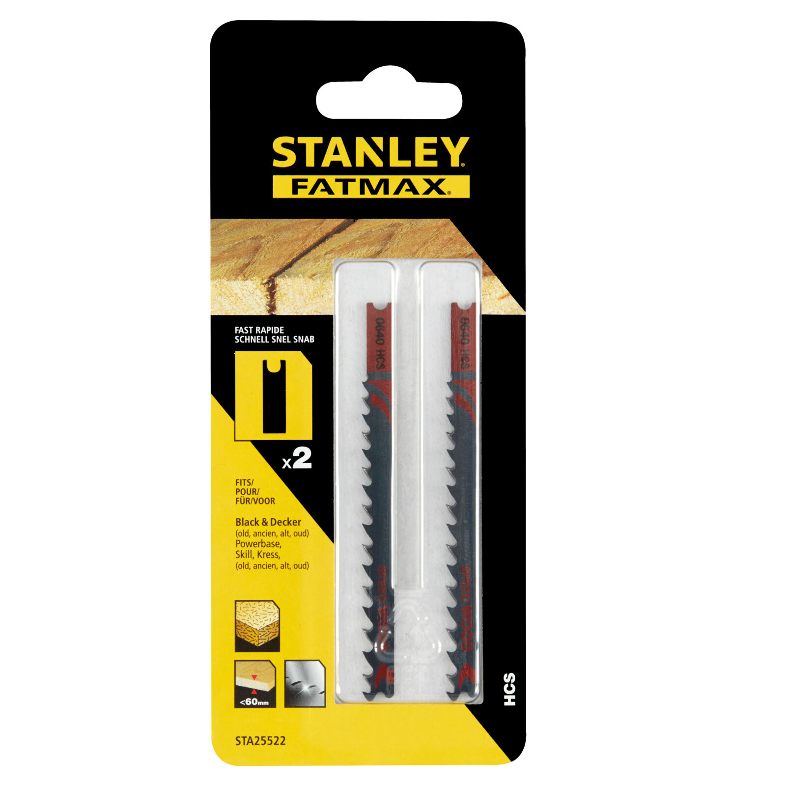 Jigsaw Blade U-Shank HCS | Stanley