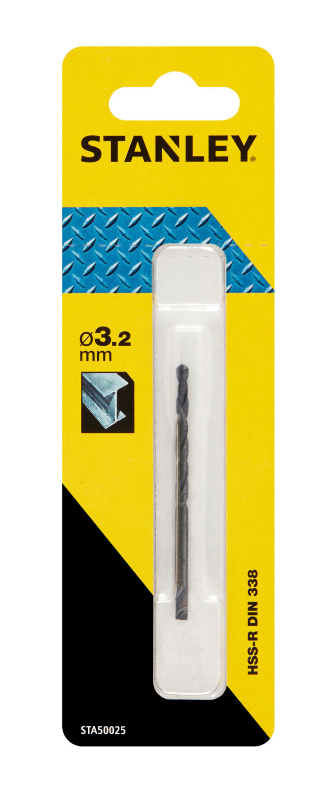 Metallborr HSS-R DIN 338 3,2 mm | Stanley