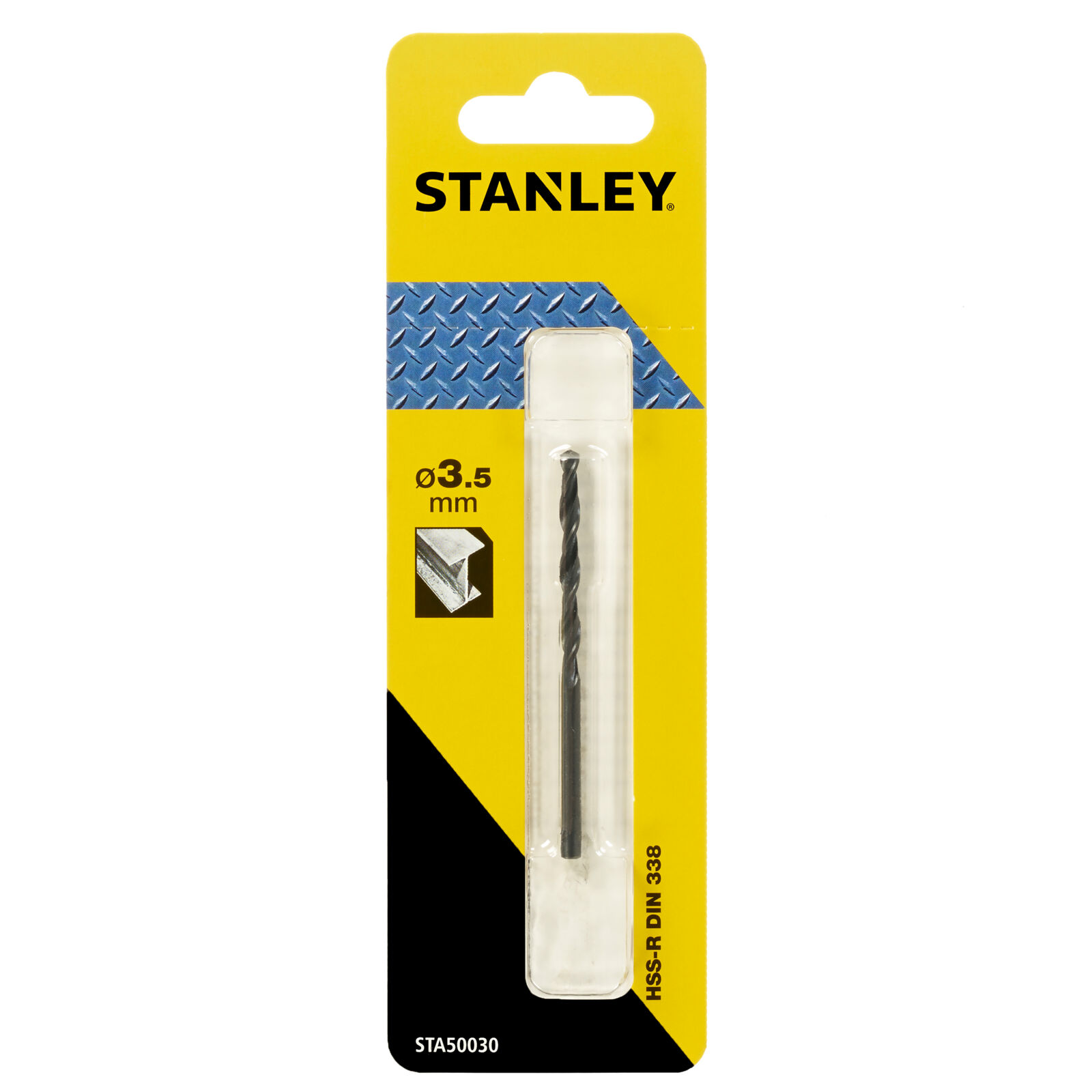 Metallborr HSS-R 3,5 mm DIN 338 | Stanley