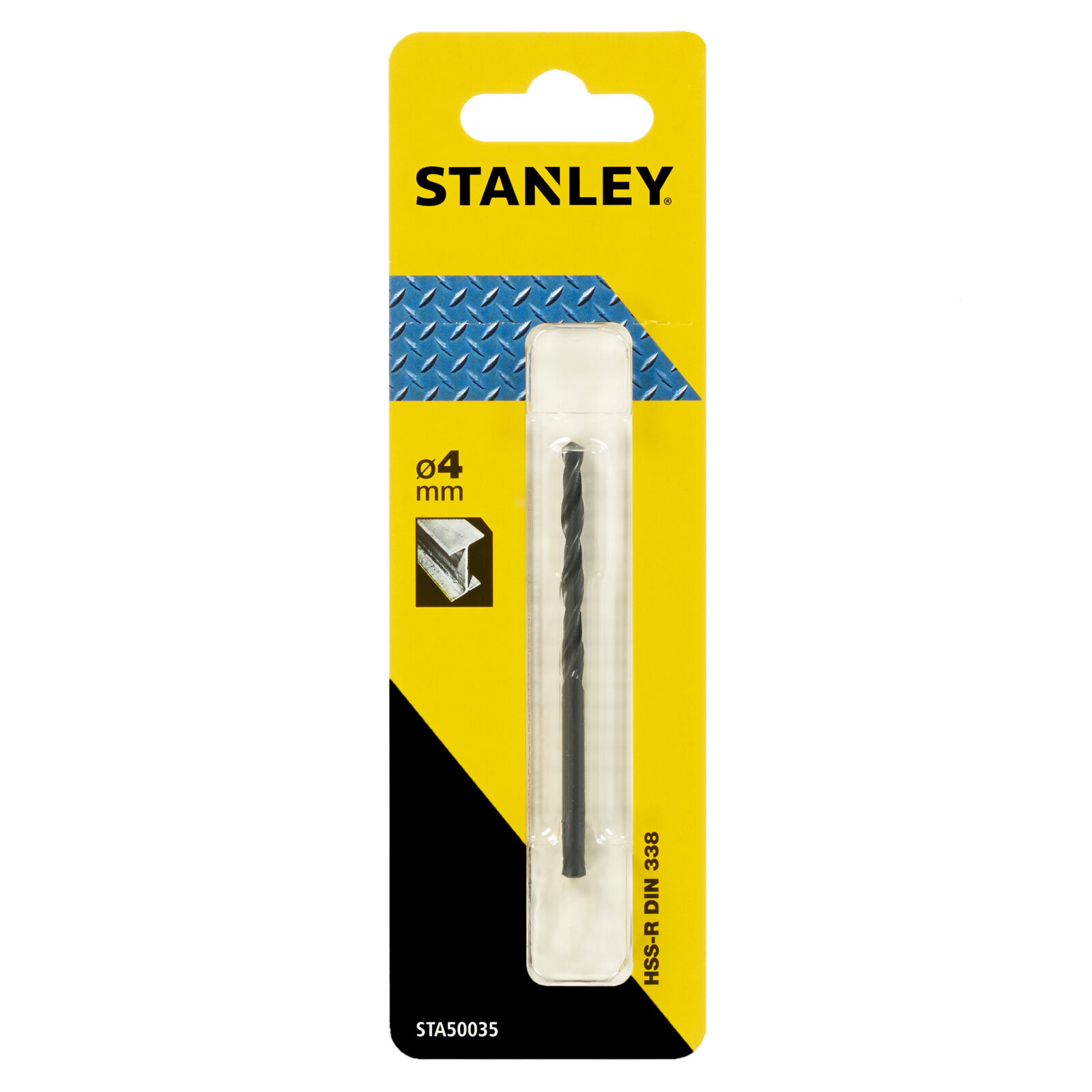 Metallborr HSS-R DIN 338 4 mm | Stanley