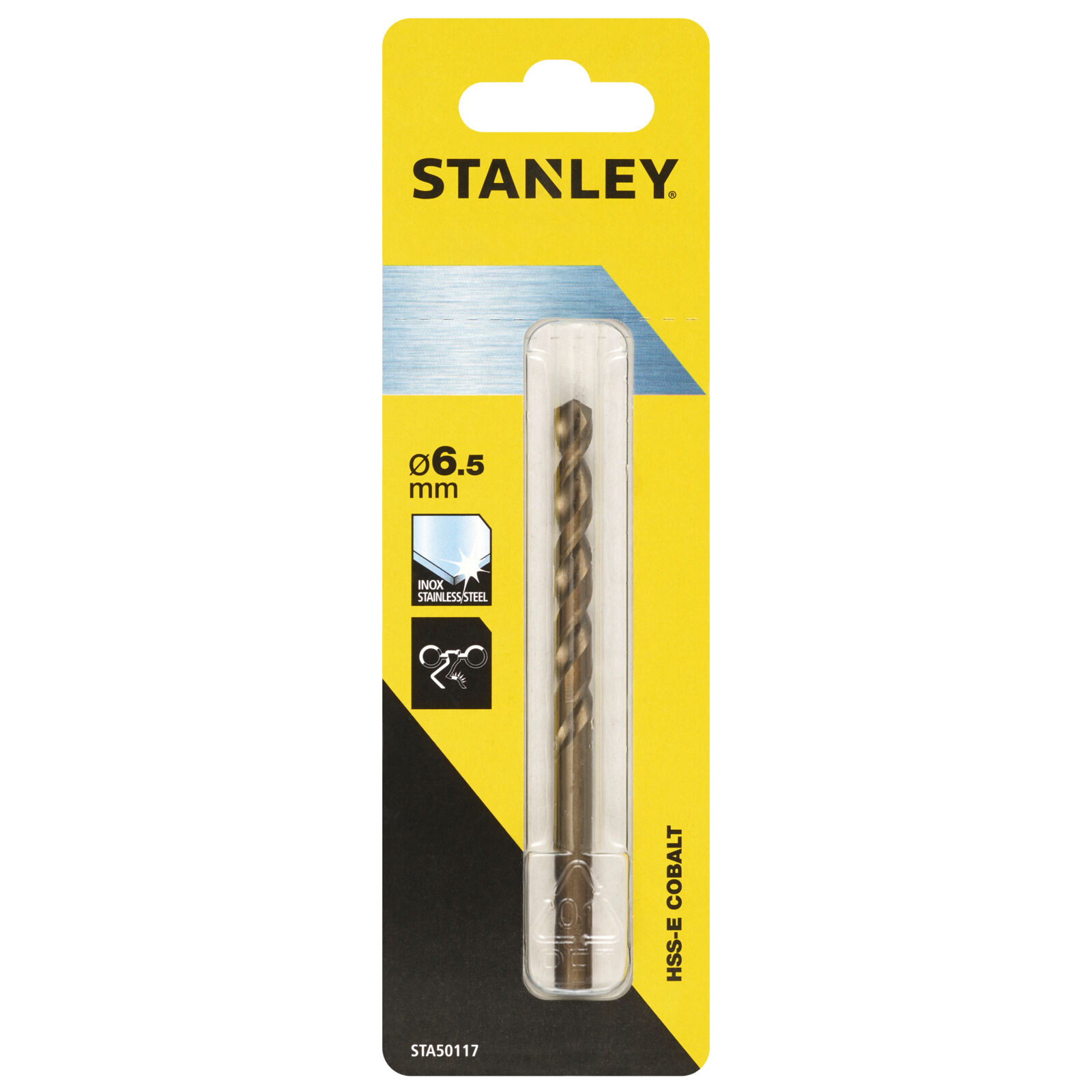 Metallborr HSS-E kobolt 6,5 mm | Stanley