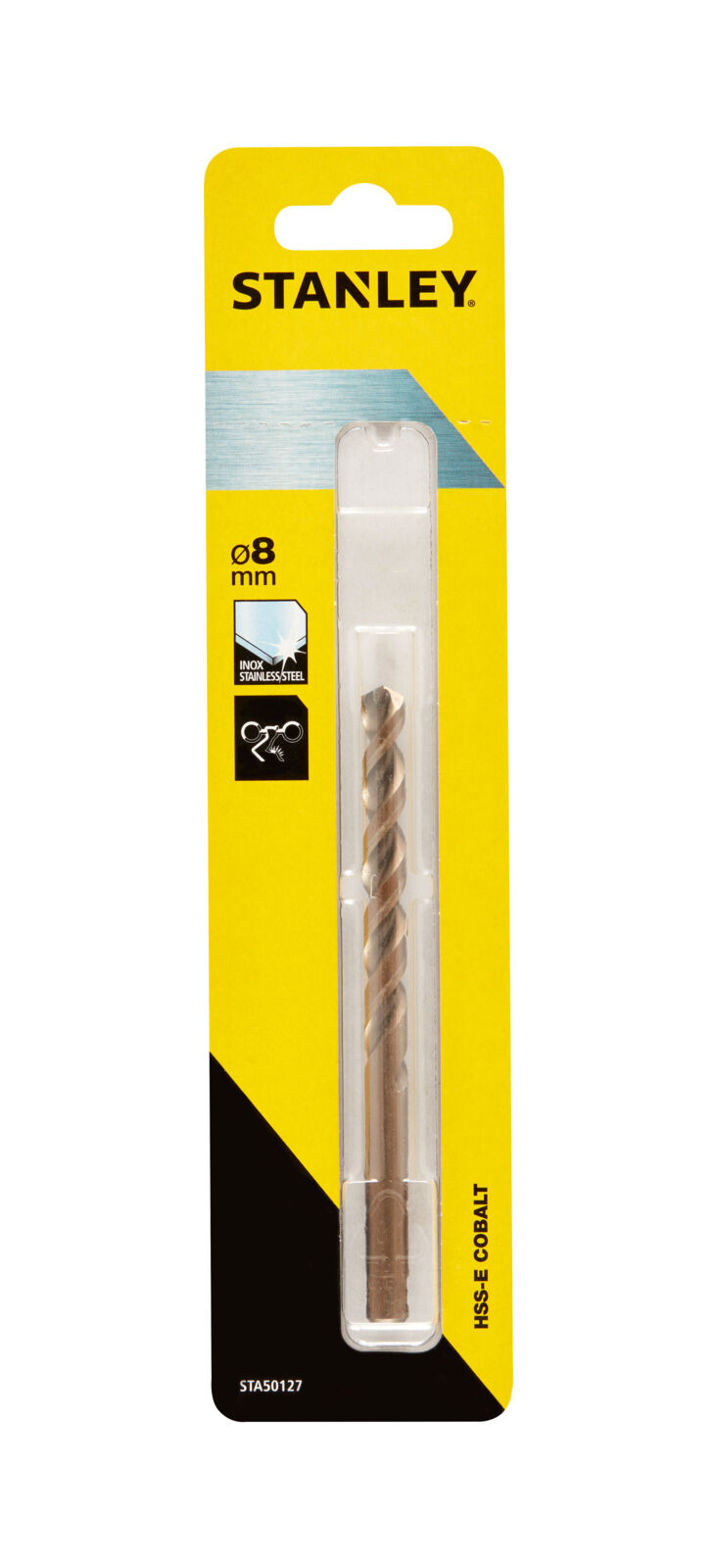 Metal drill bit HSS-E cobalt 8 mm | Stanley