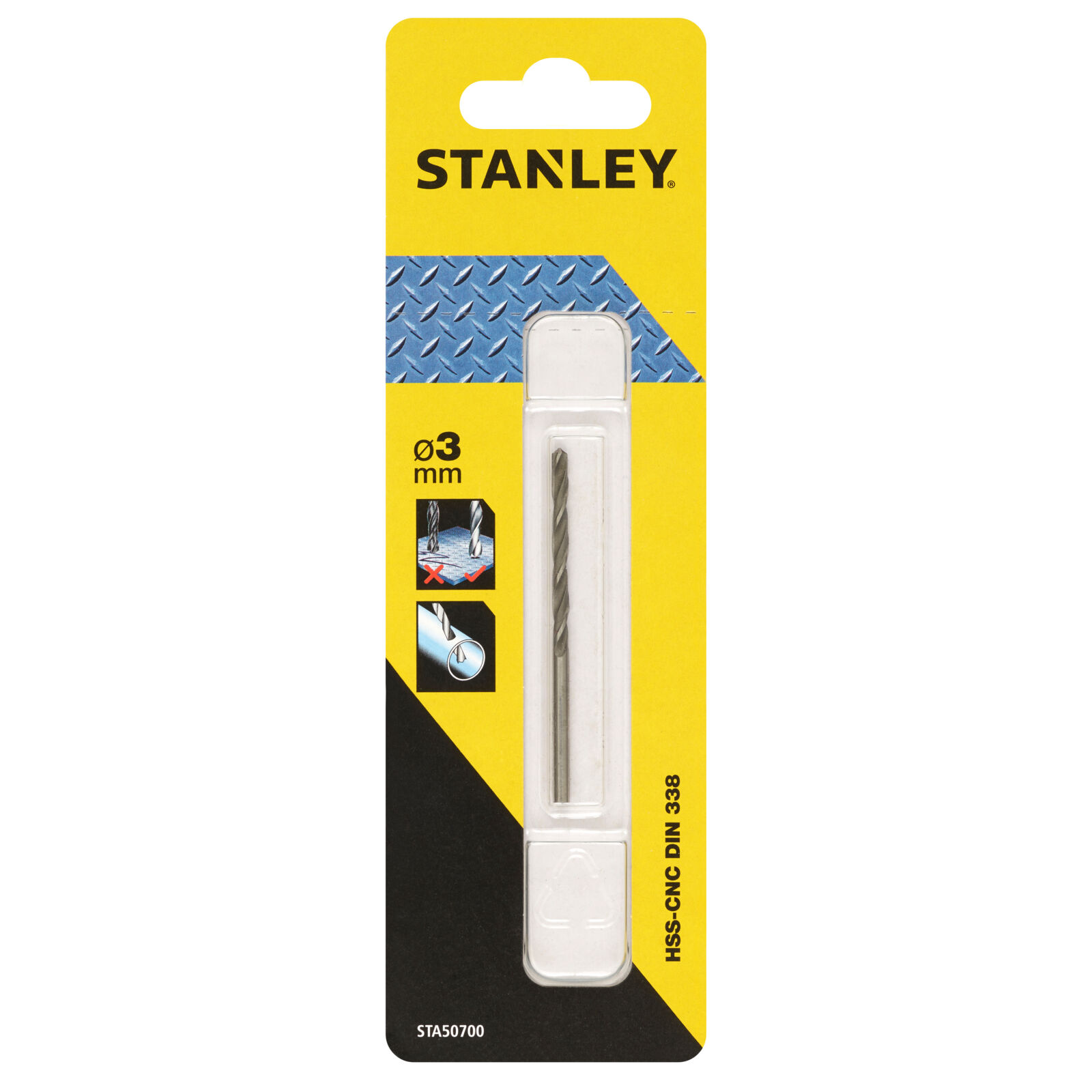 Metallborr HSS-CNC 3 mm | Stanley