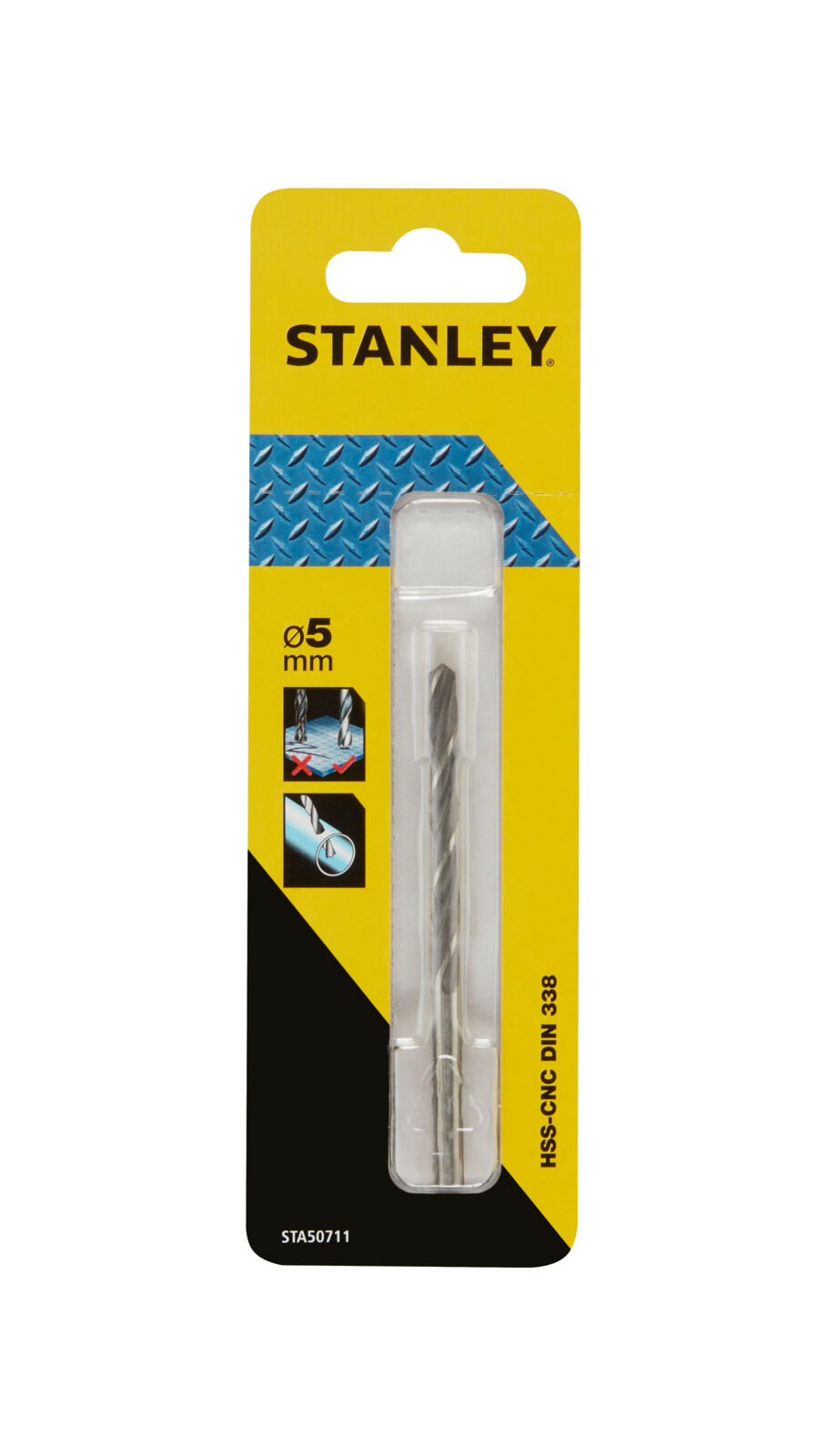 Metal Drill Bit HSS-CNC 5 mm | Stanley