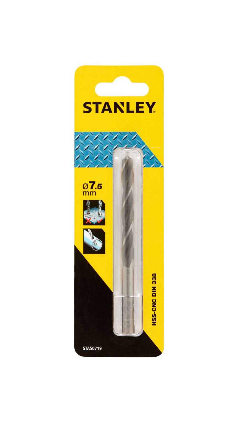 Metallborr HSS-CNC 7,5 mm | Stanley