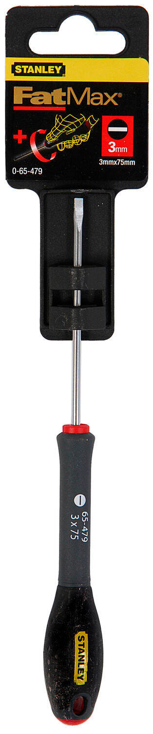 Flathead screwdriver 3 x 75 mm | Stanley