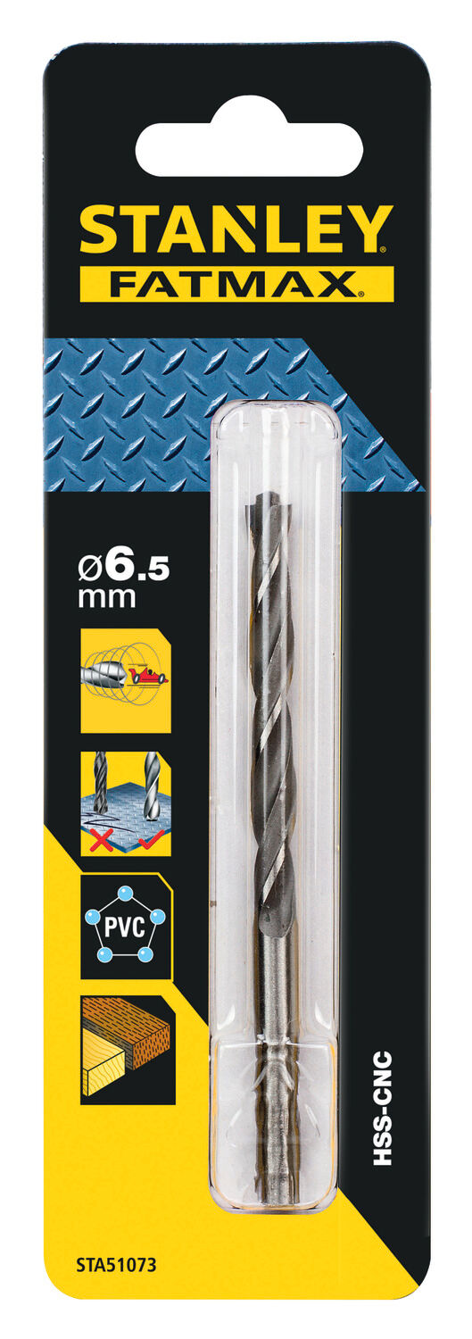 Metal Drill Bit Pilot Point 6.5 mm | Stanley