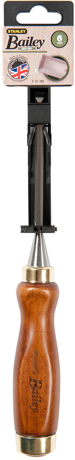 Flat chisel 6 mm with wooden handle | Stanley
