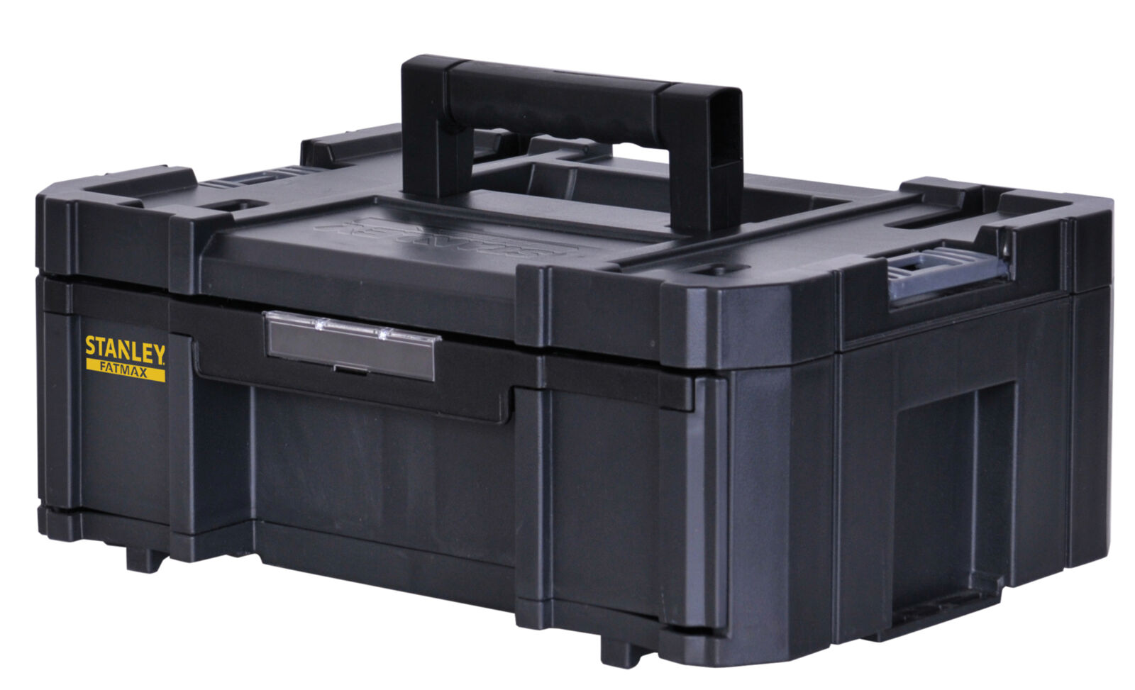 Deep drawer unit in black and light grey | Stanley